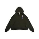 차콜 그레이 루시 코트 후드티