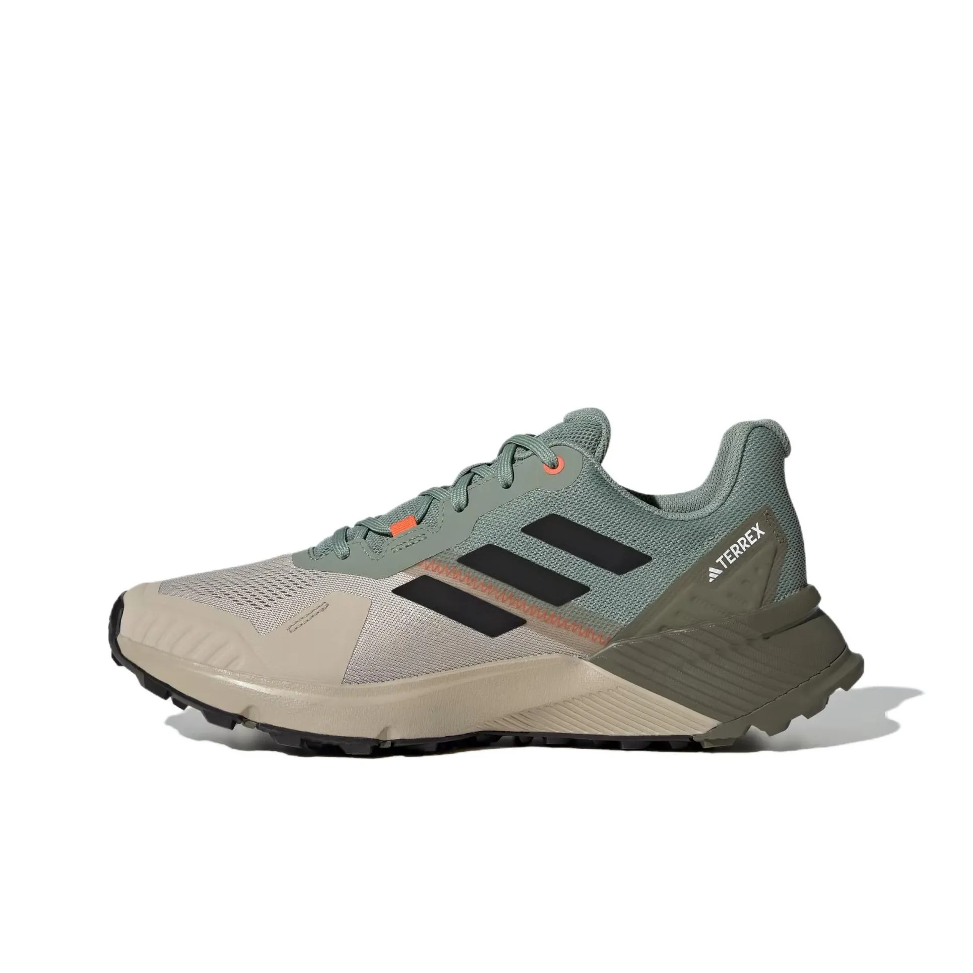 Adidas Terrex Soulstride Trail Anti Slip Wear Resistant Low Top Running Shoes Men's Green
