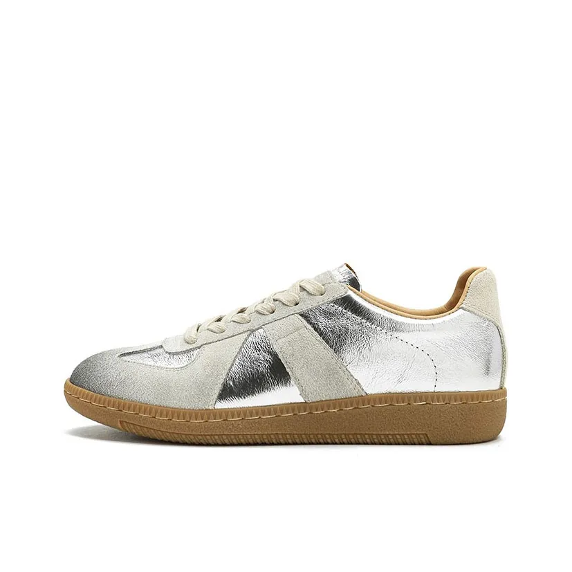 Van Cleef Arpels Скейтборд Кроссовки Низкие Серебряные Женские