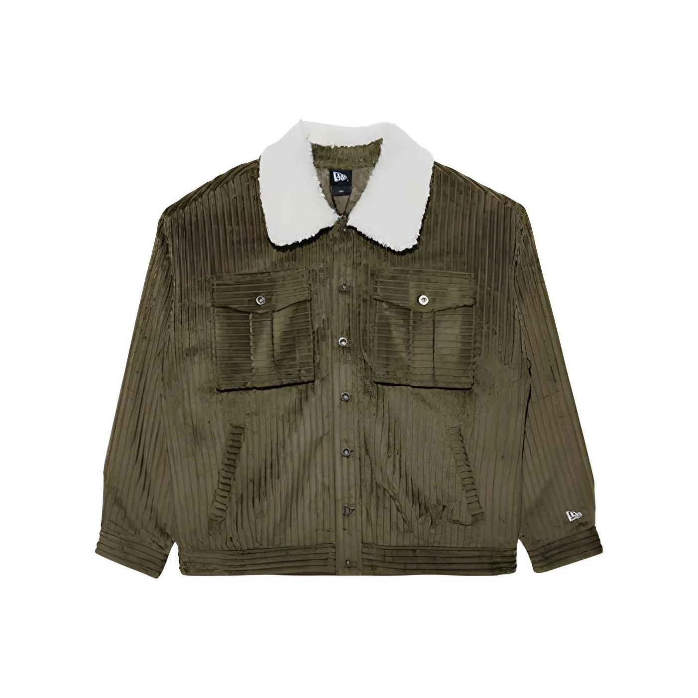 New Era FW22 Куртка Унисекс Оливково-зеленый