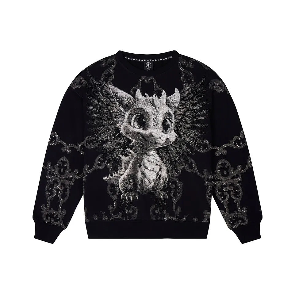 TCH Черный Унисекс Свитшоты