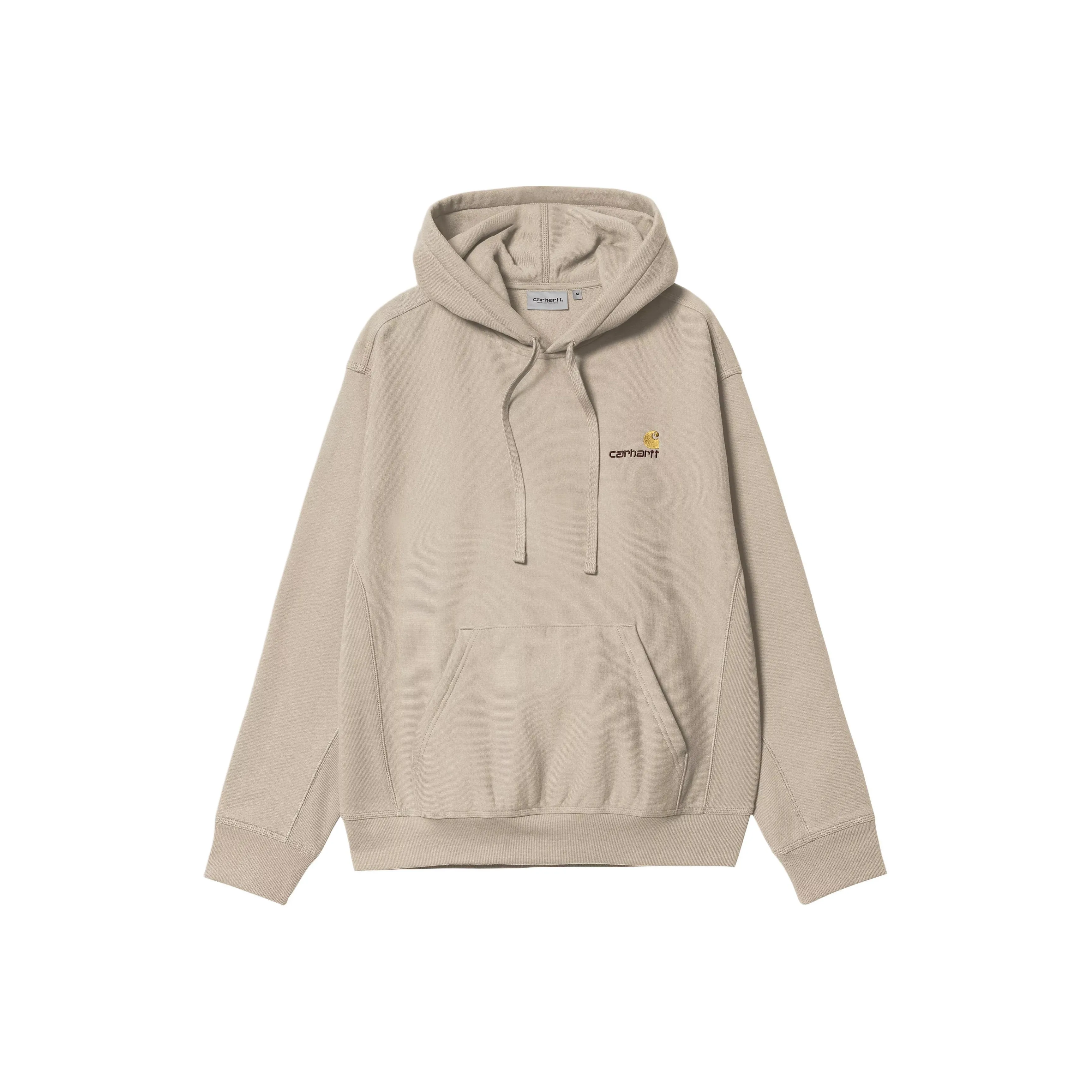 Carhartt WIP FW24 С капюшоном American Script Толстовка Унисекс Арахисовый