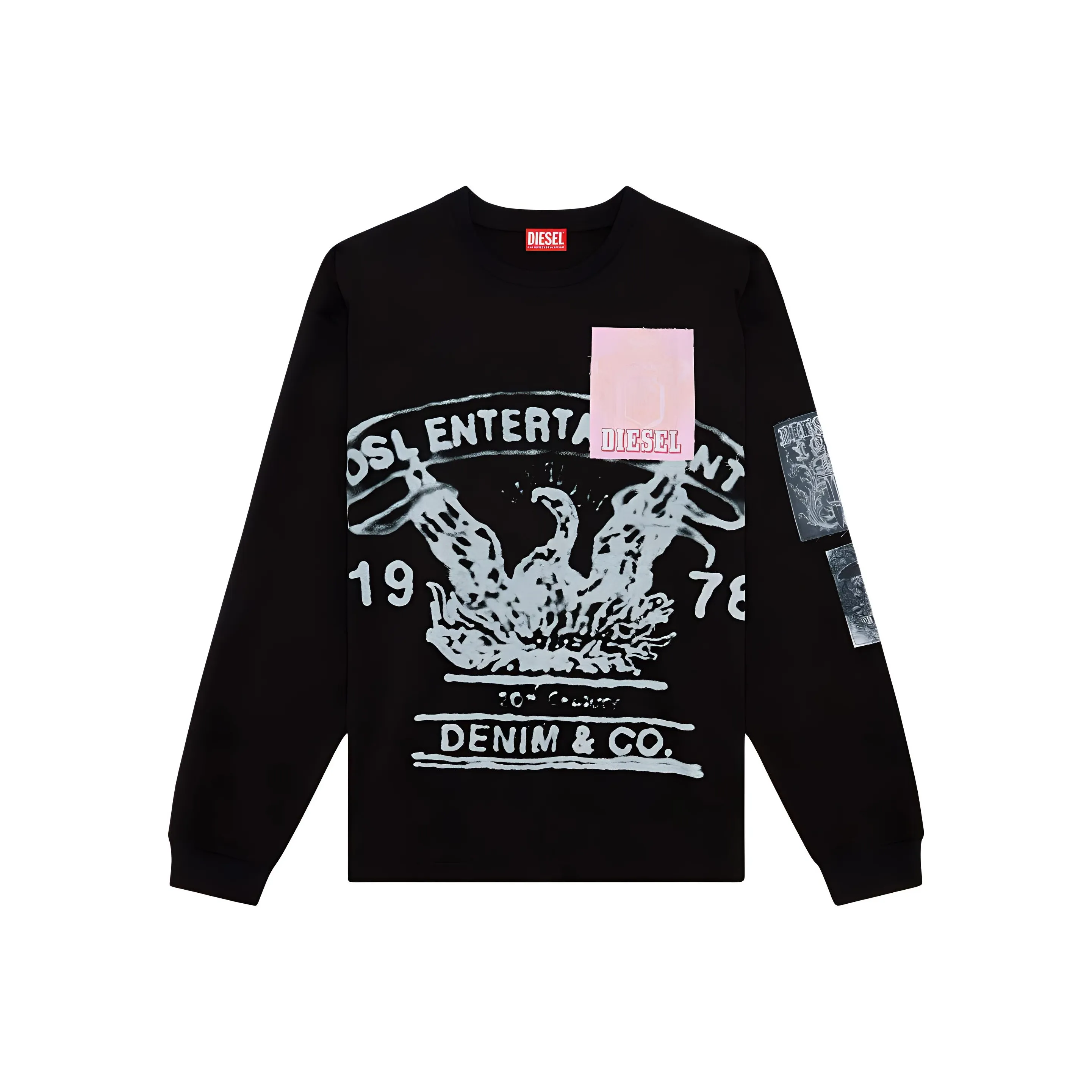 DIESEL Graphic print Cotton Sweatshirt