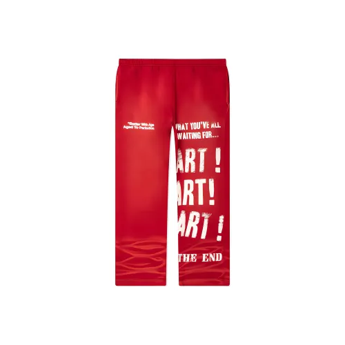 Better With Age Red Мужские Вязаные Спортивные Брюки