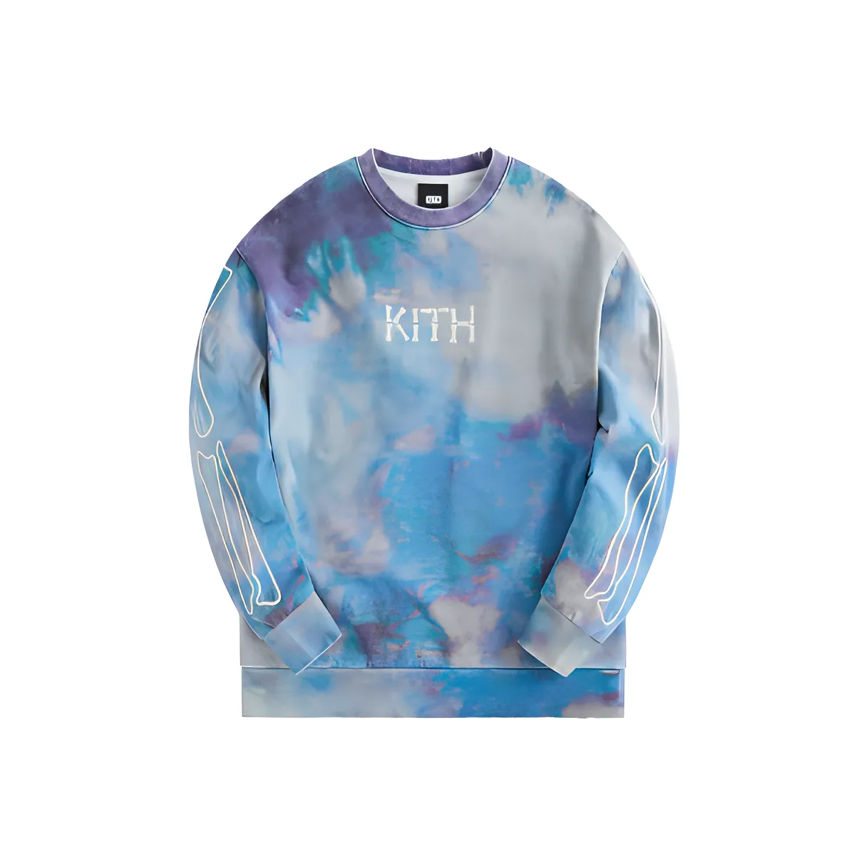 KITH Свитшот Мужской Fire Синий