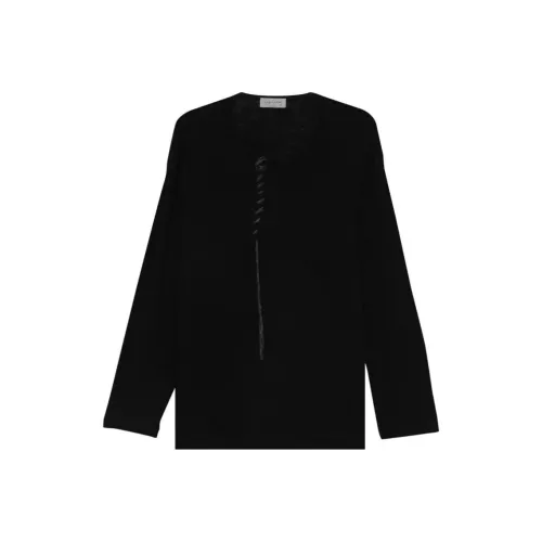 Yohji Yamamoto Pour Homme Черный Мужской Трикотаж