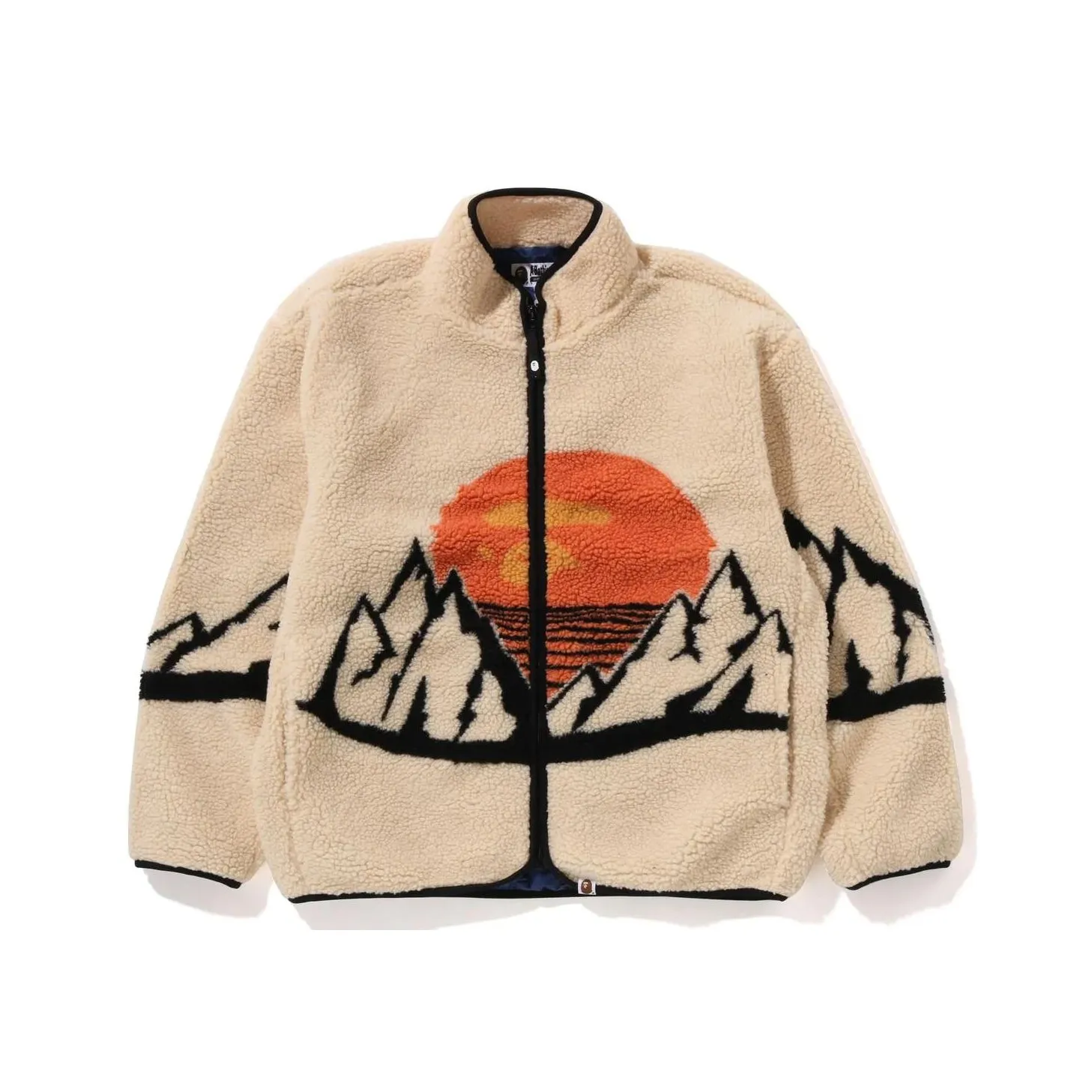 Bape Bape Mountain Relaxed Fit Boa Jacket