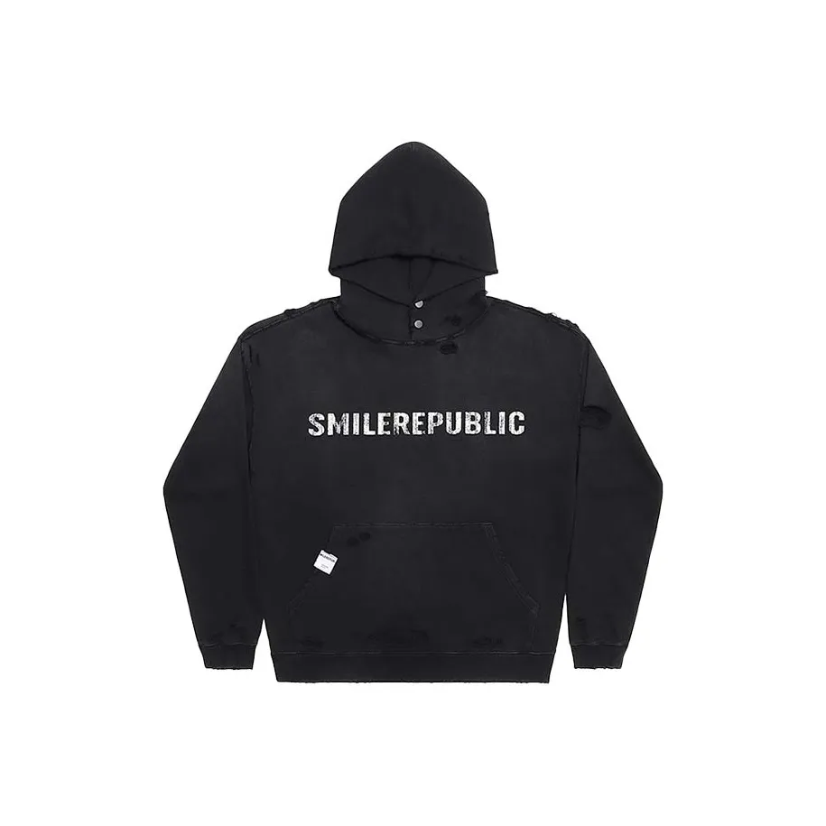 SMILEREPUBLIC Толстовка Унисекс Черная