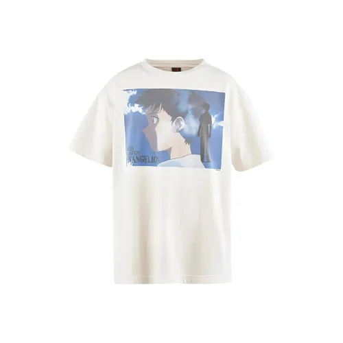 SAINT Mxxxxxx Evangelion Co Branded Модель Белая Унисекс Футболка