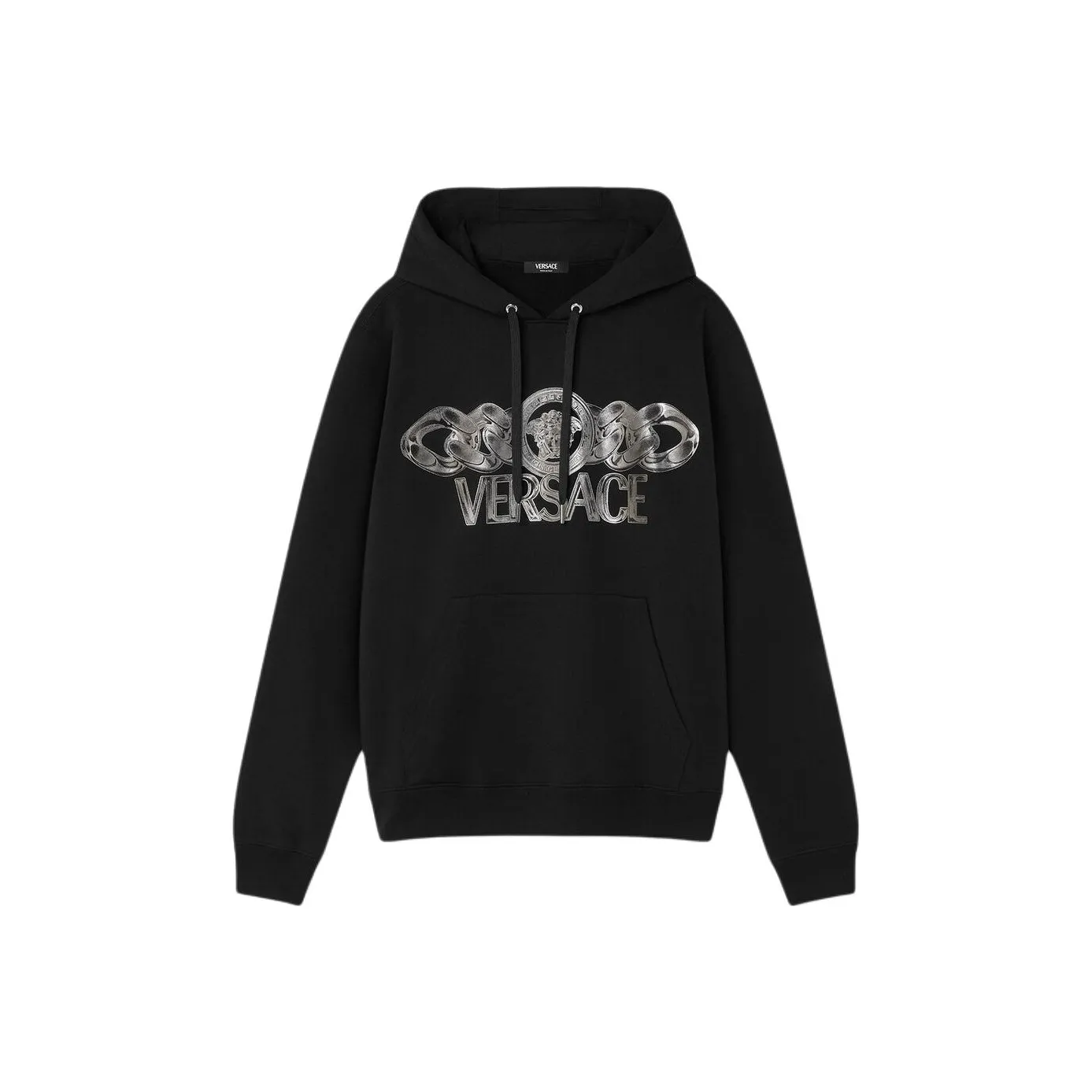 VERSACE Medusa On Chain Drawstring Hoodie