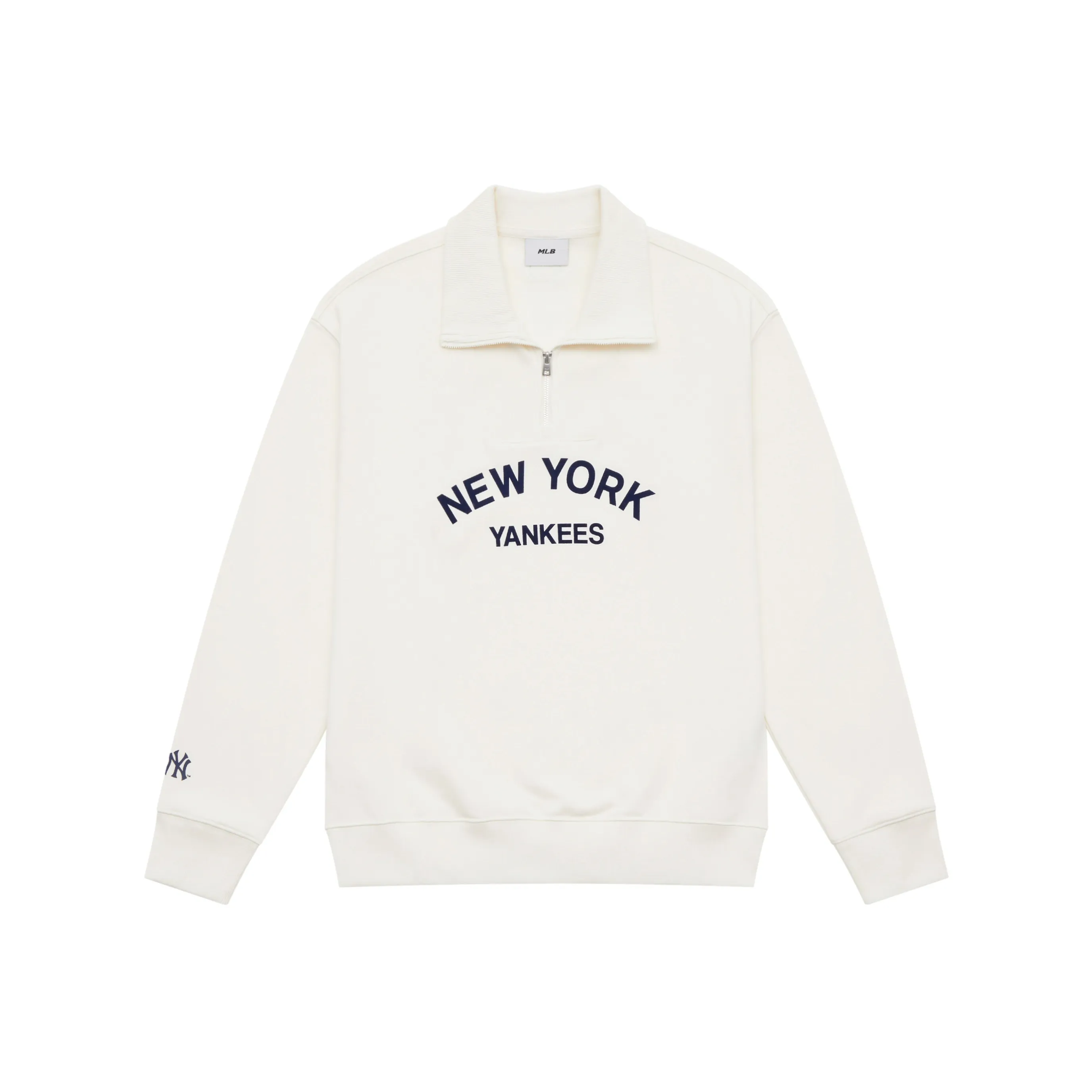 MLB Preppy Style Collection New York Yankees Толстовка Унисекс Кремовый