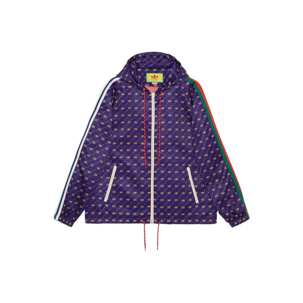 マイアミ ‼️ GUCCI×ADIDAS パデッド ナイロン ボンバーダウン マイアミ 様専用‼️ GUCCI×ADIDAS パデッド ナイロン ボンバー