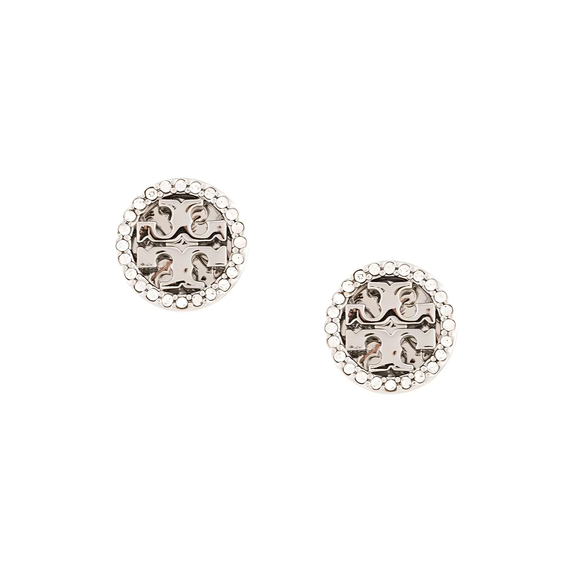TORY BURCH Miller Stud Logo Detailed Earrings
