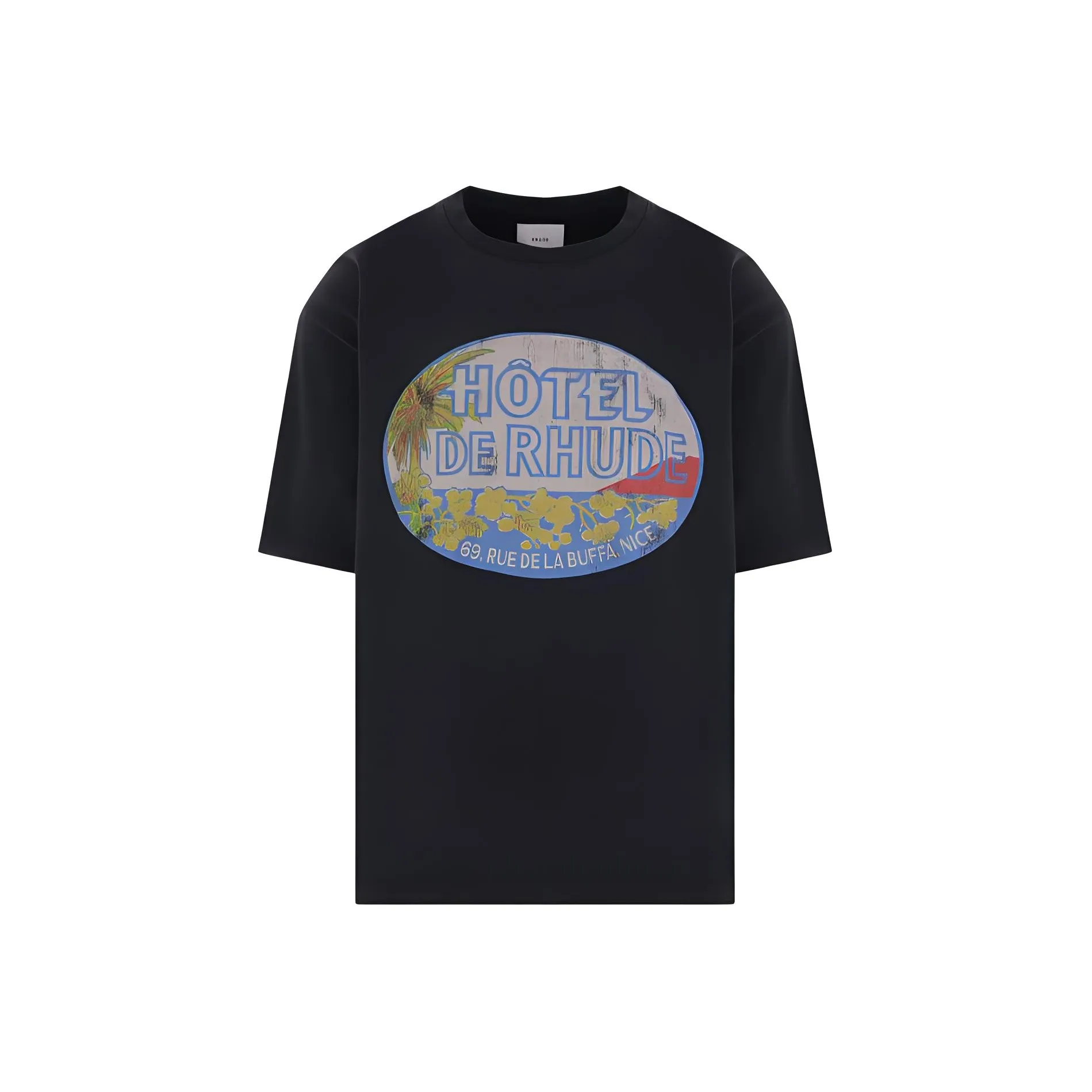 RHUDE Черные Мужские T-Рубашки