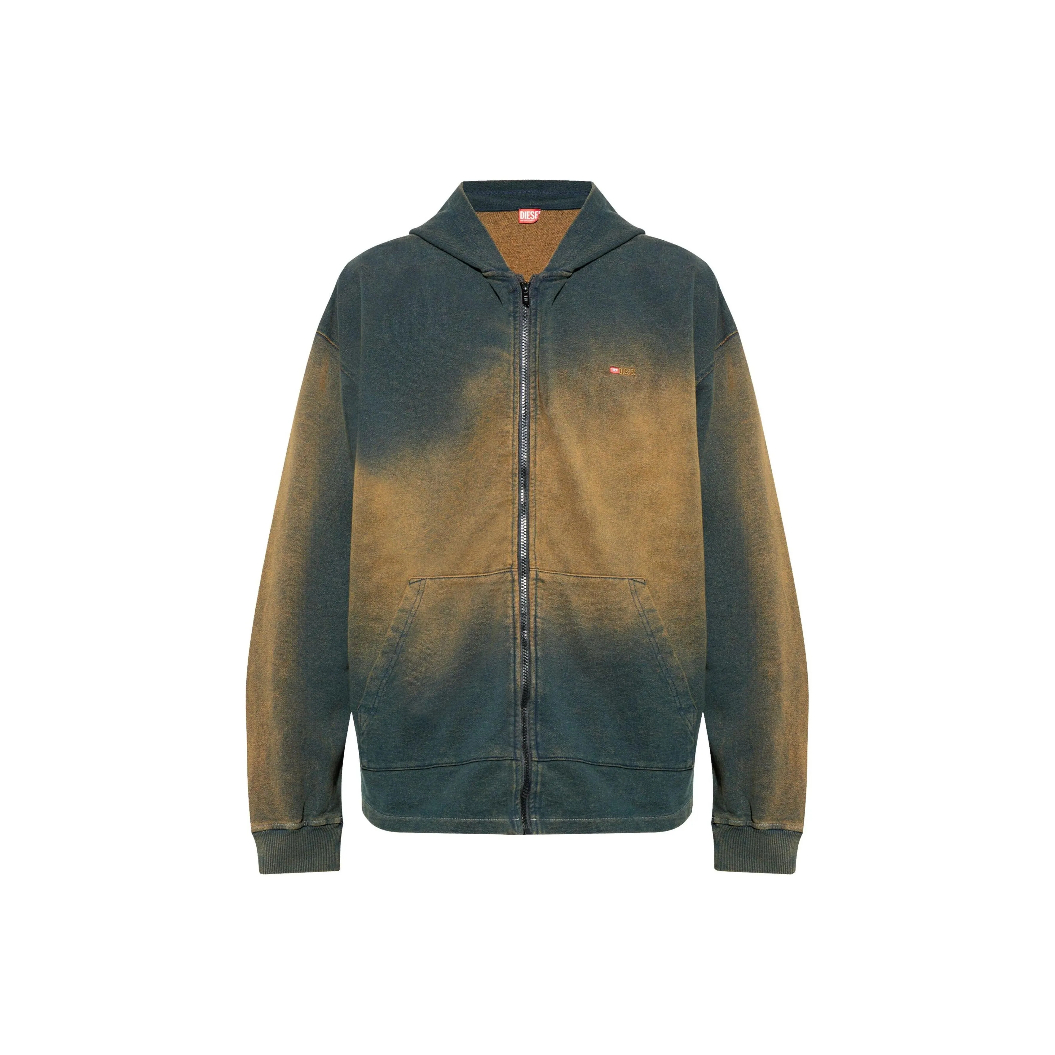 DIESEL FW24 Свитшот Мужской Темно-зеленый