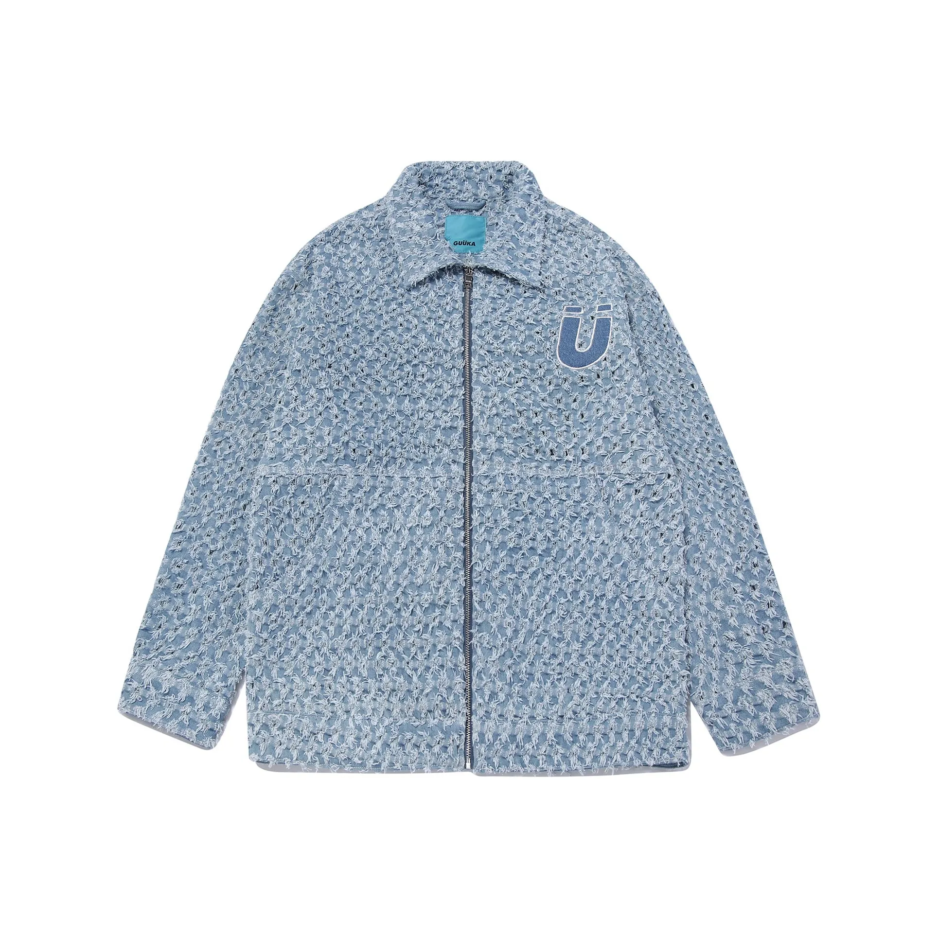Guuka Jackets Unisex Light Blue