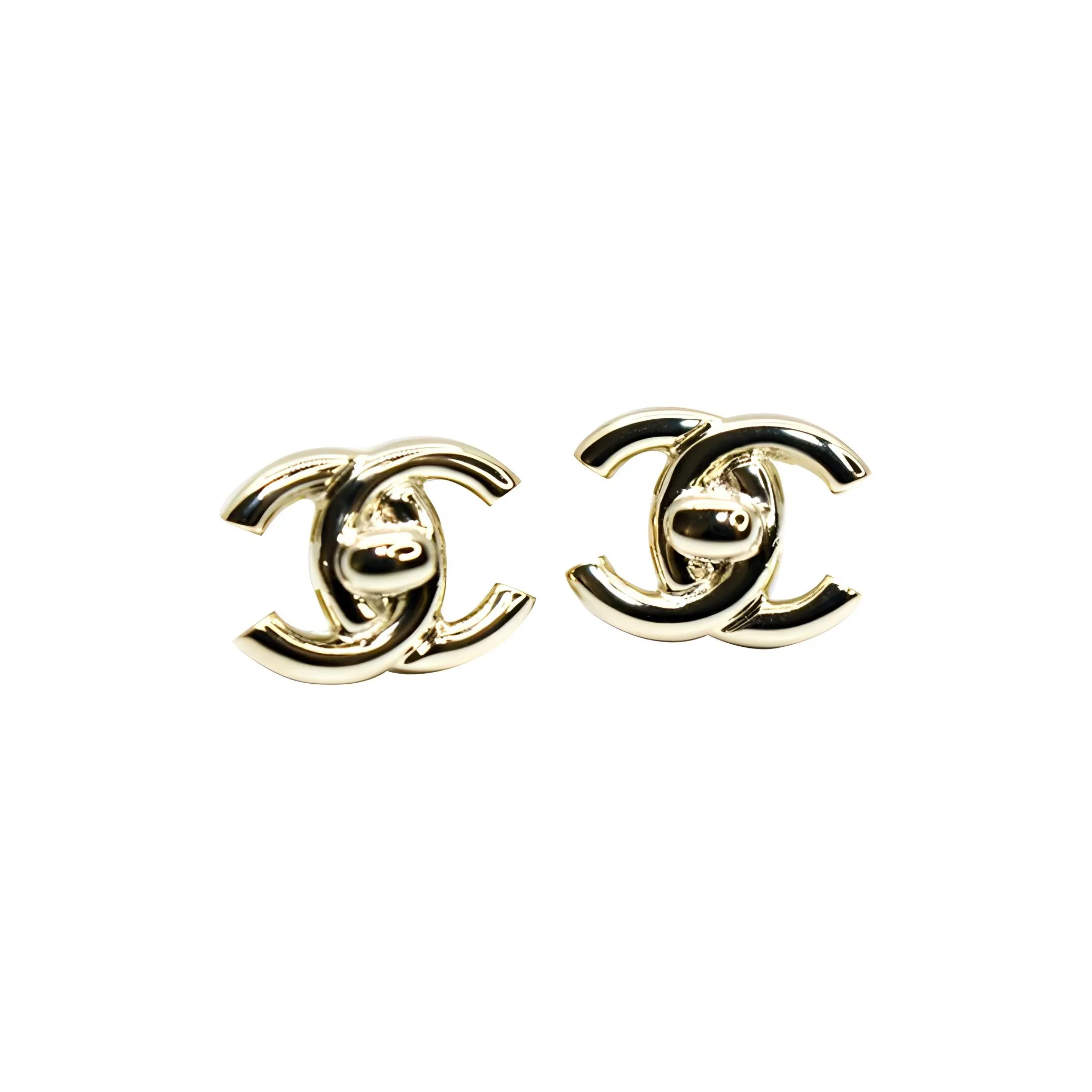 CHANEL Pre Owned 1996 Cc Turn lock Brooch