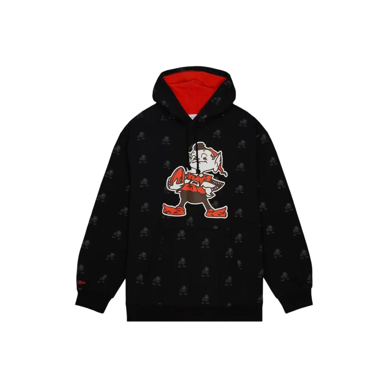 Mitchell & Ness Cleveland Browns Allover Print Sweatshirt Men's Black