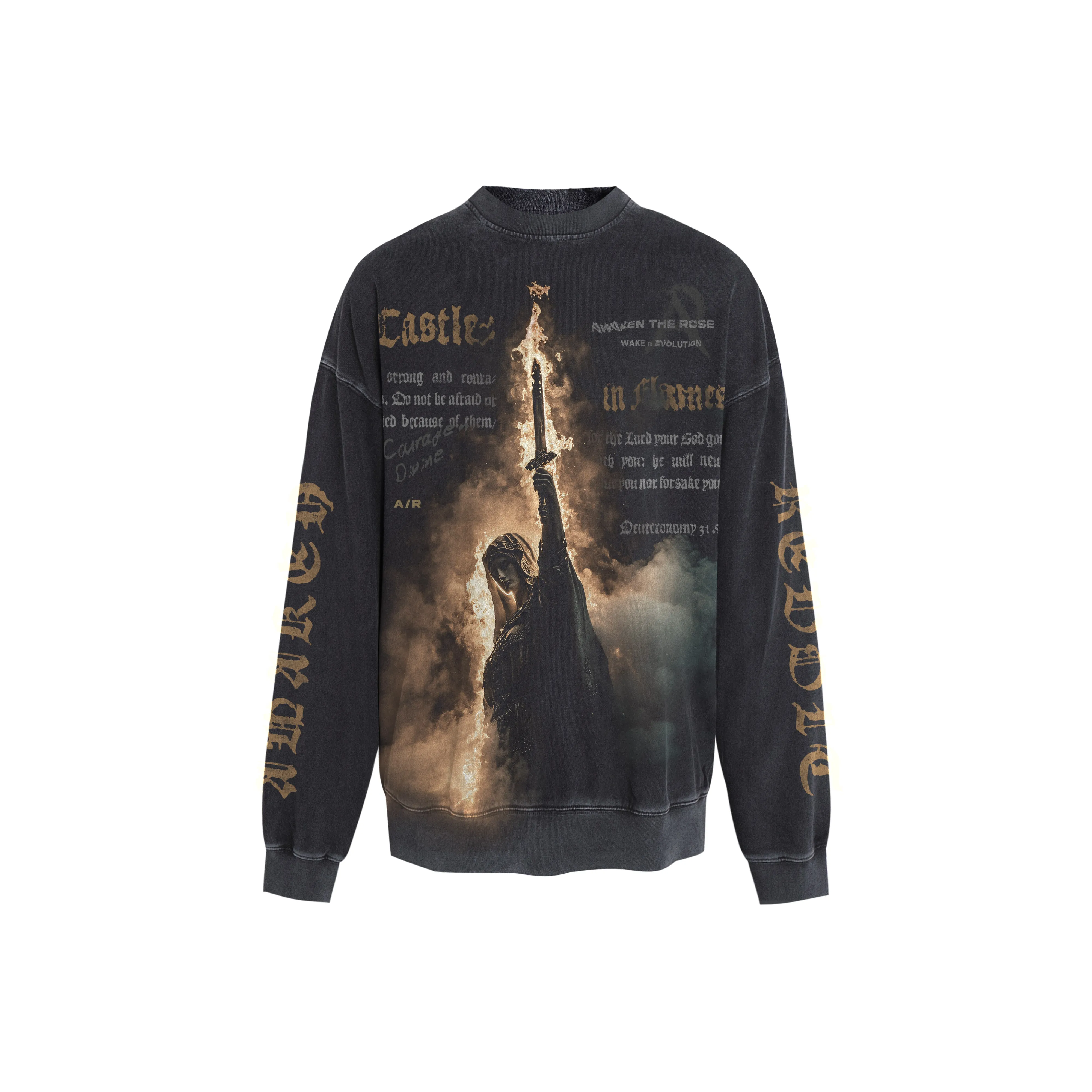 AWAKEN THE ROSE Толстовка Унисекс Черный