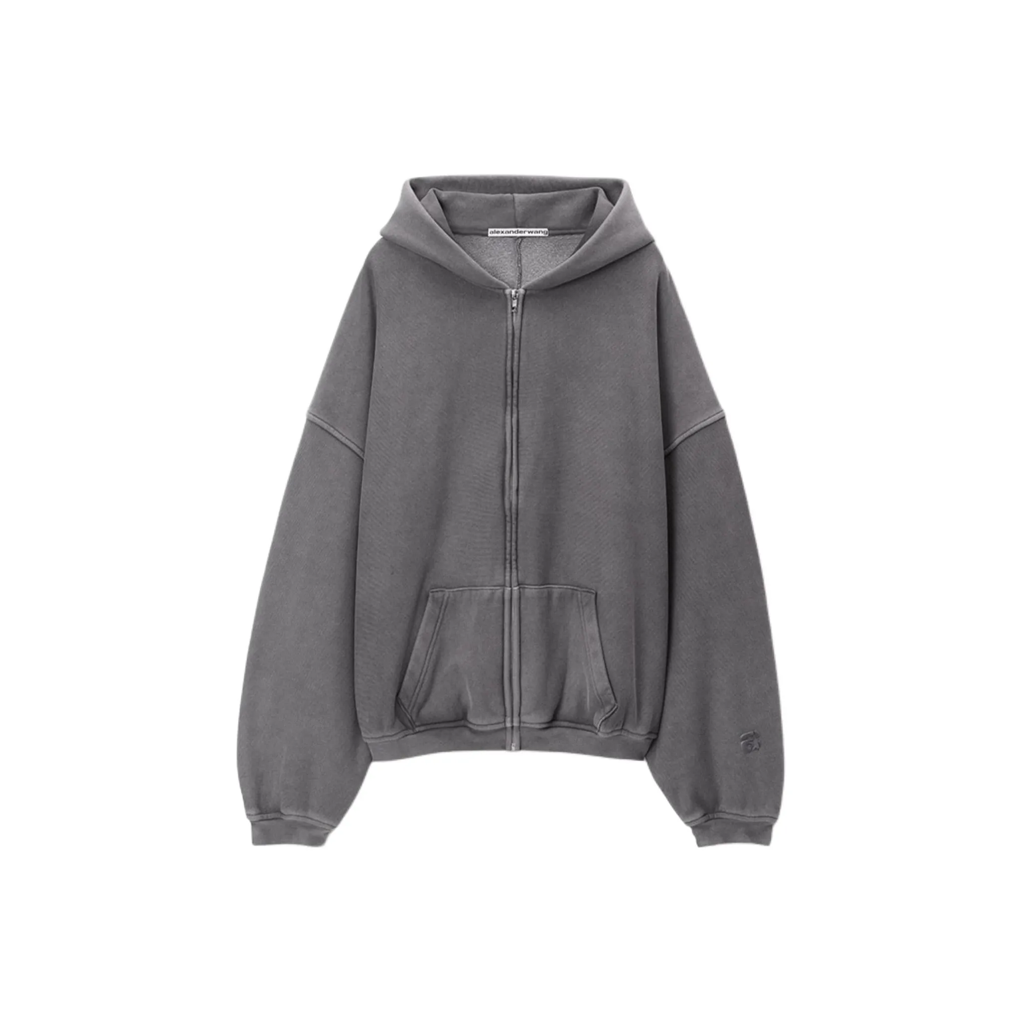 Alexander Wang FW24 Sweatshirt Unisex Washed Granite