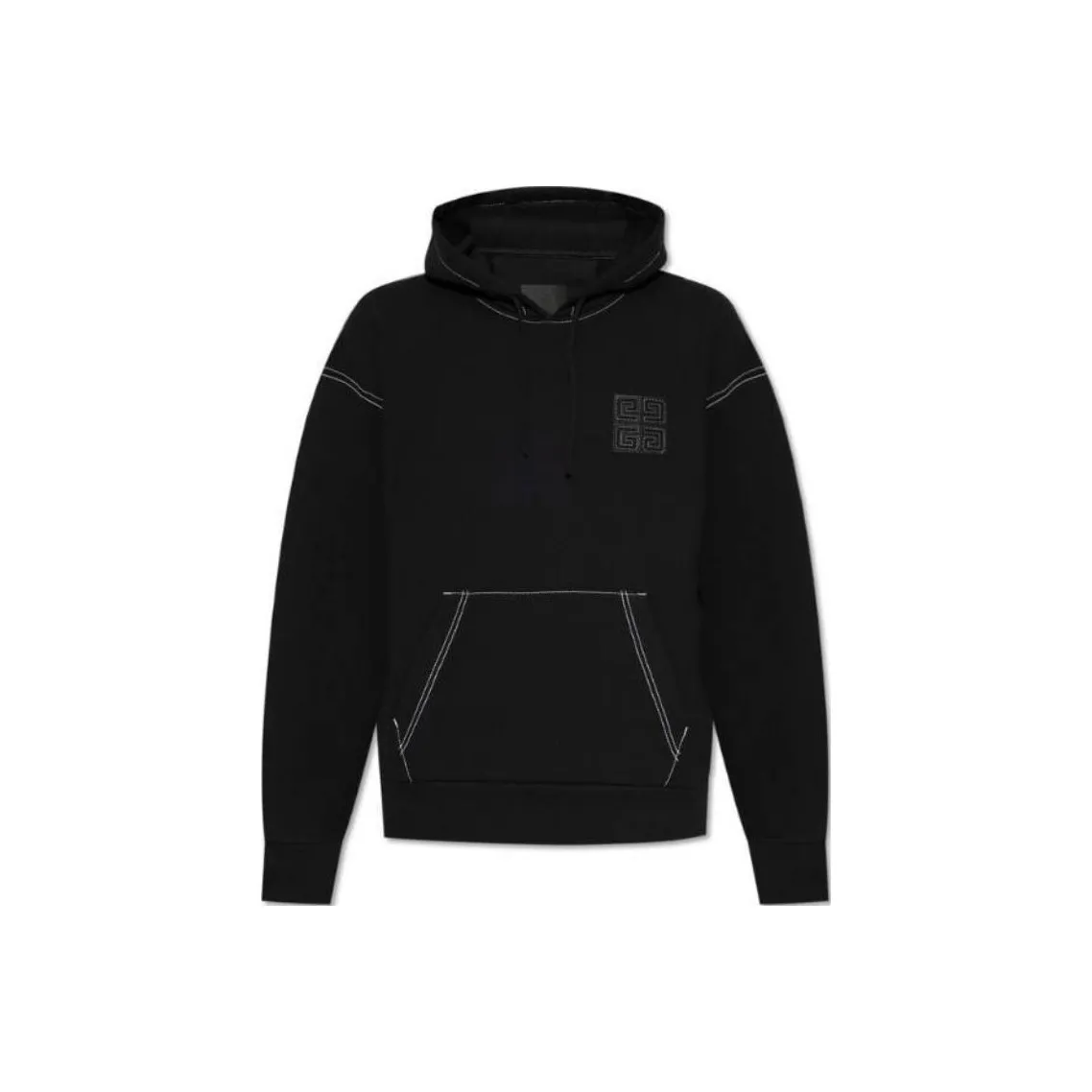 Givenchy Logo Embroidered Drawstring Sweater