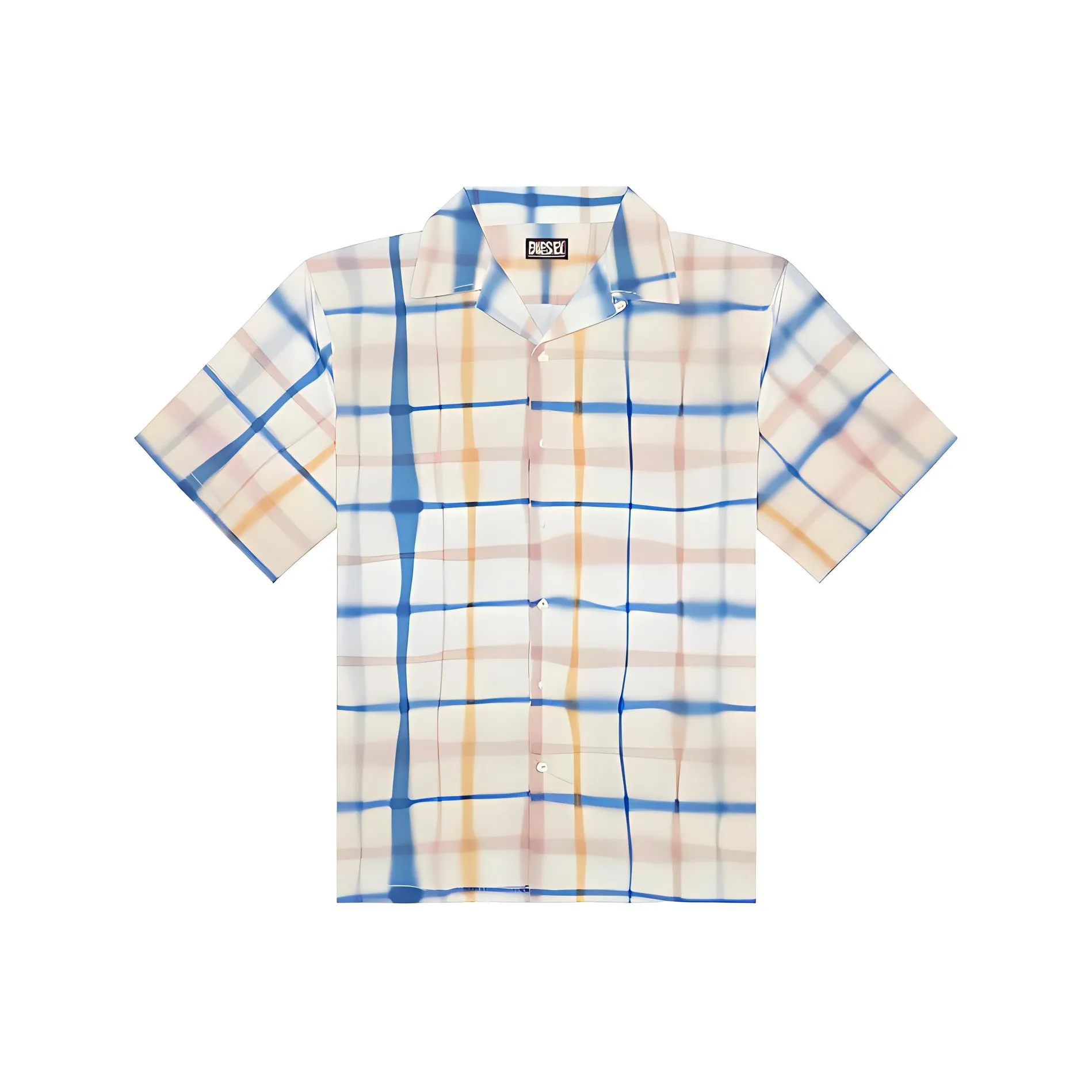 DIESEL Белый Синий Мужские Рубашки