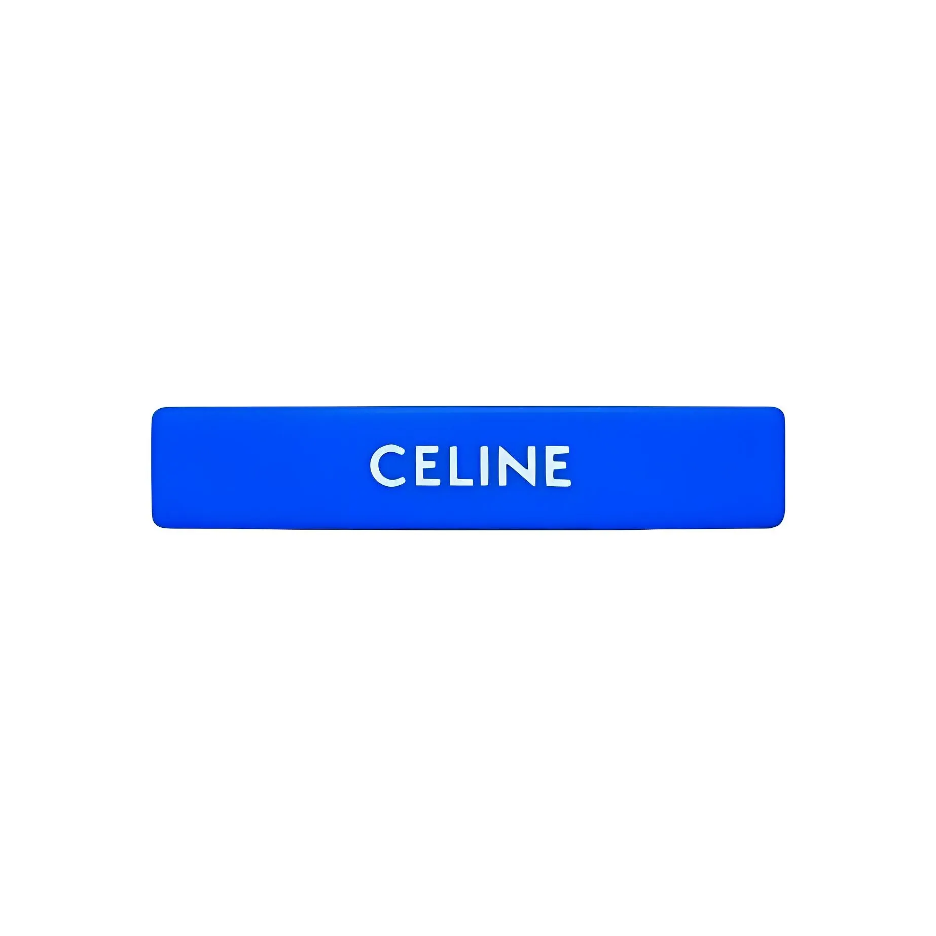 CELINE Acetate Hair Clips Women's Blue