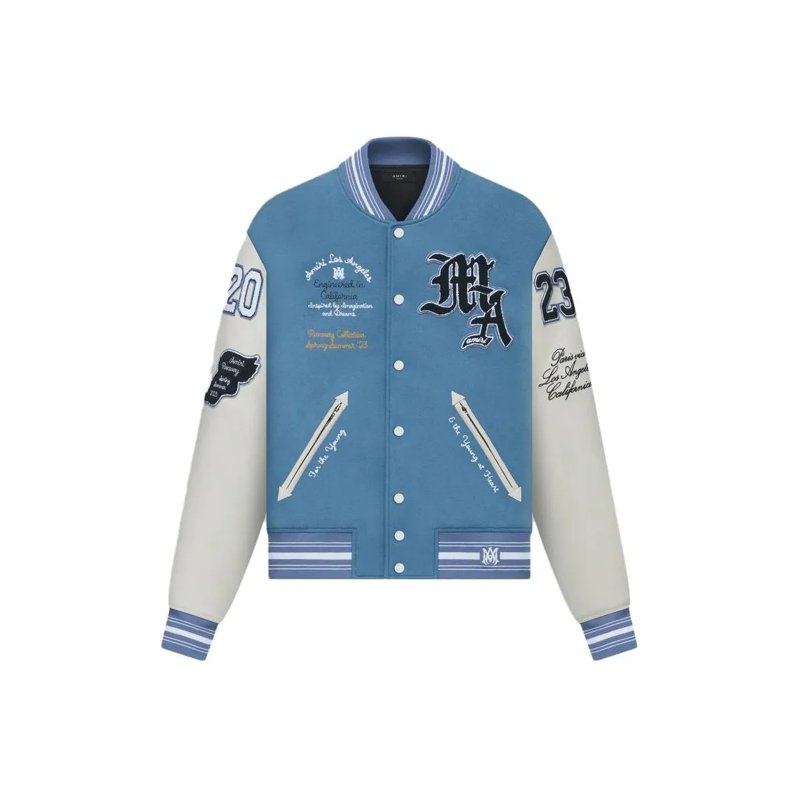 AMIRI Patch detail Varsity Jacket