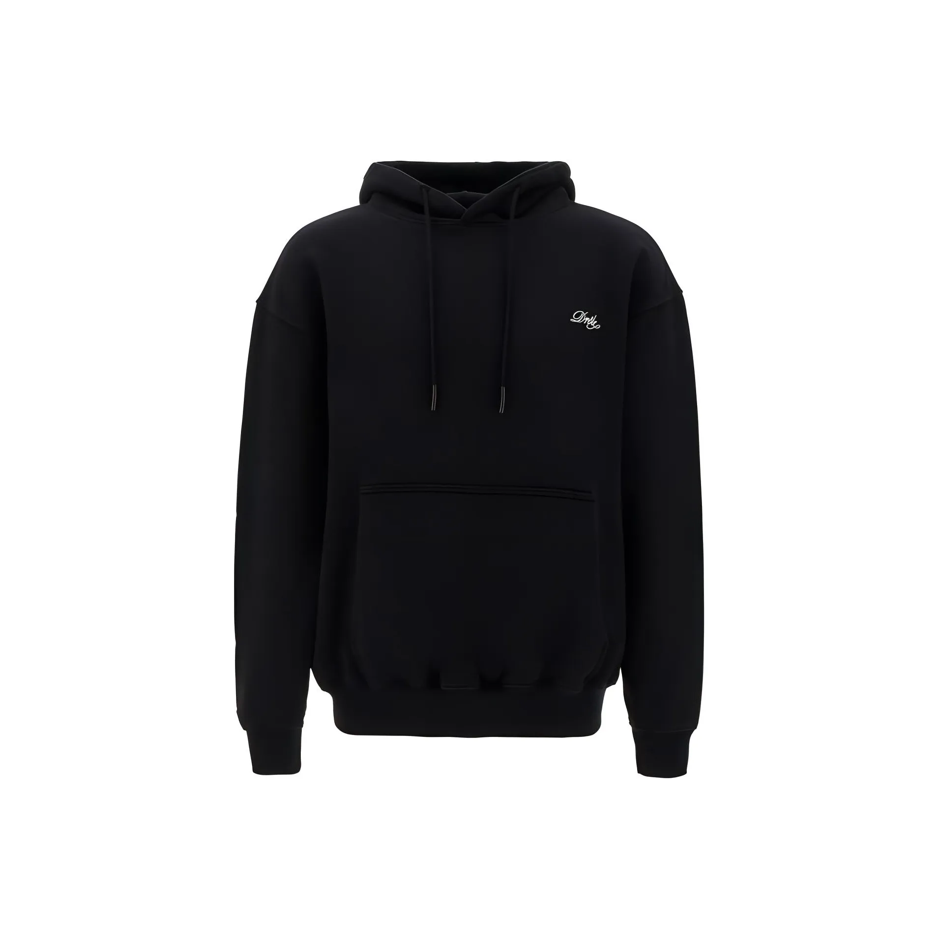 Drôle De Monsieur Logo Printed Drawstring Hoodie