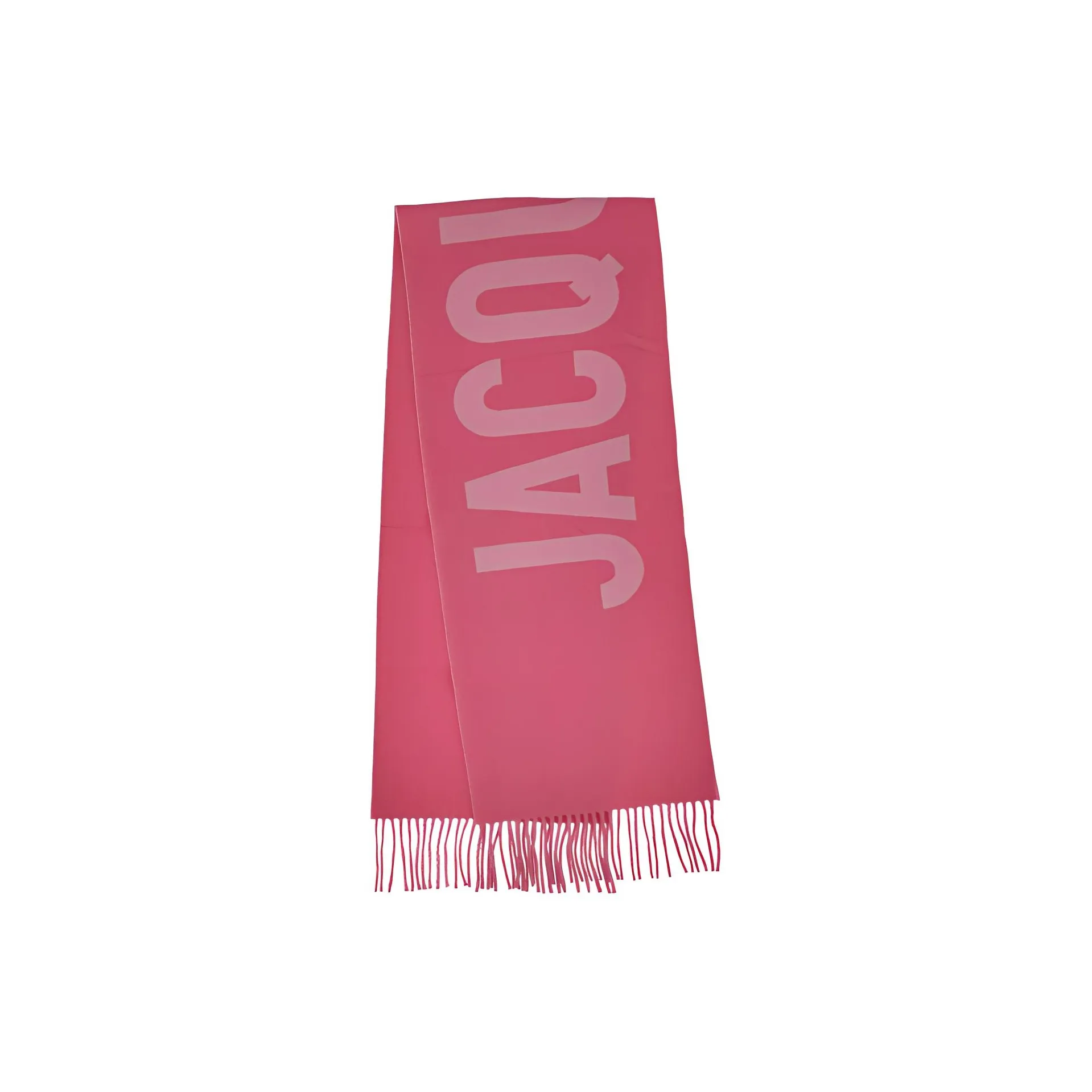 Jacquemus Wool Knit Шарфы Розовый Унисекс