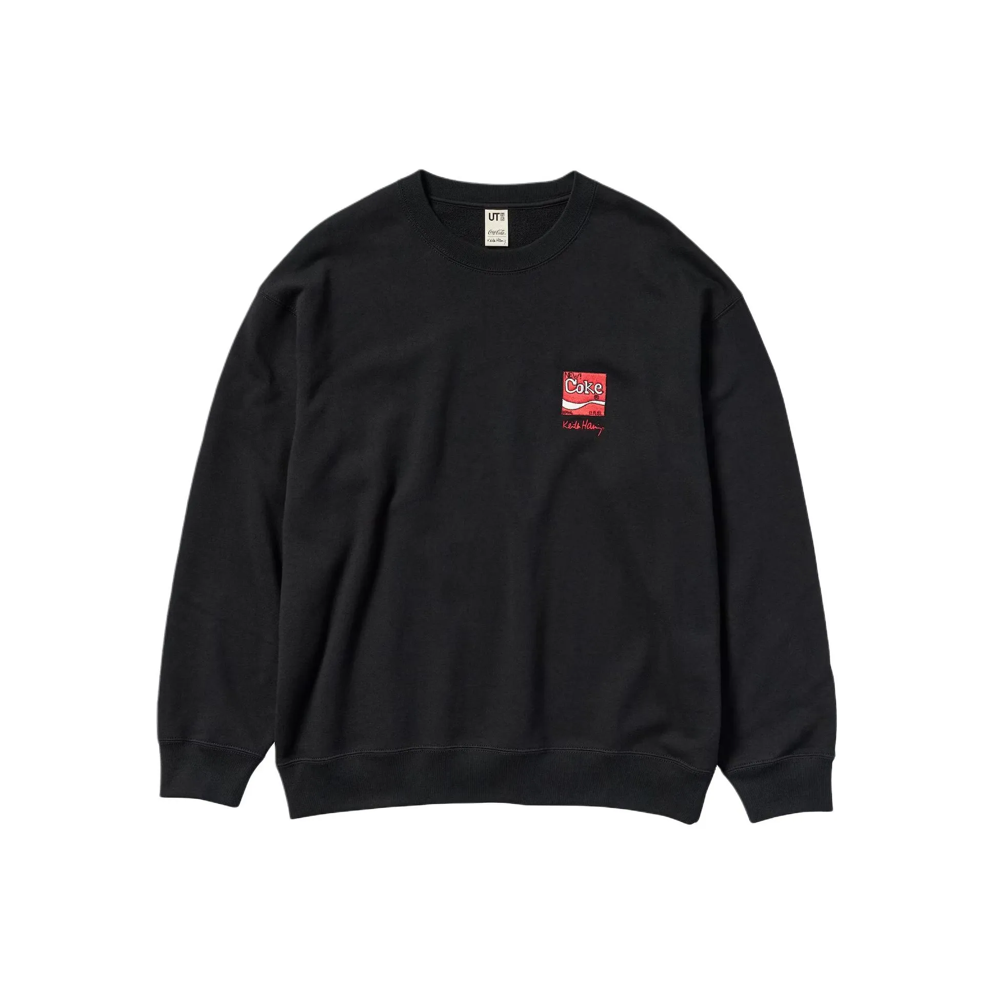 Keith Haring X Coca cola X UNIQLO Keith Haring X Coca Cola Collaboration Sweatshirts Unisex Black