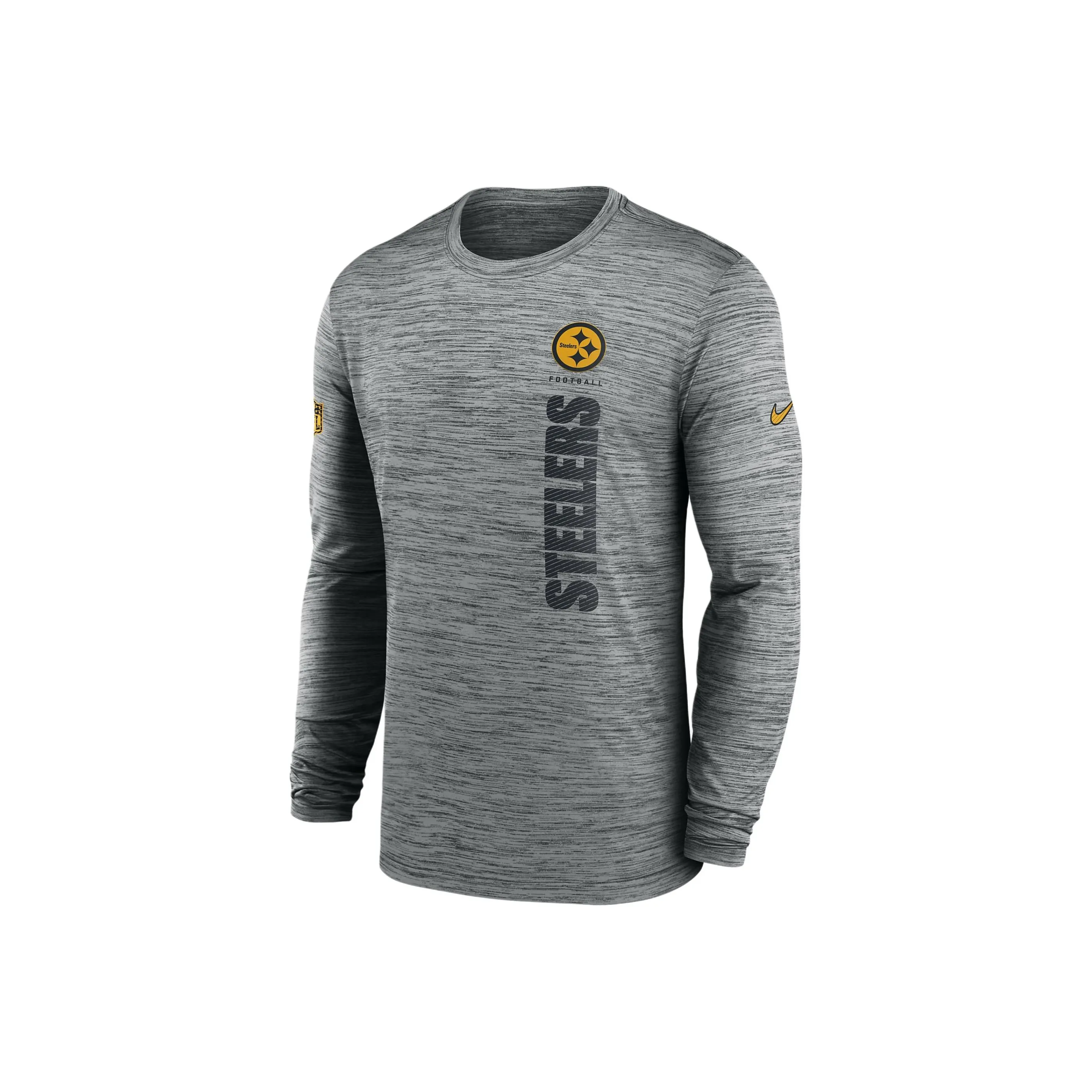 Nike Pittsburgh Steelers Sideline Velocity Men's Nike Dri FIT Nfl Long Sleeve T Shirt