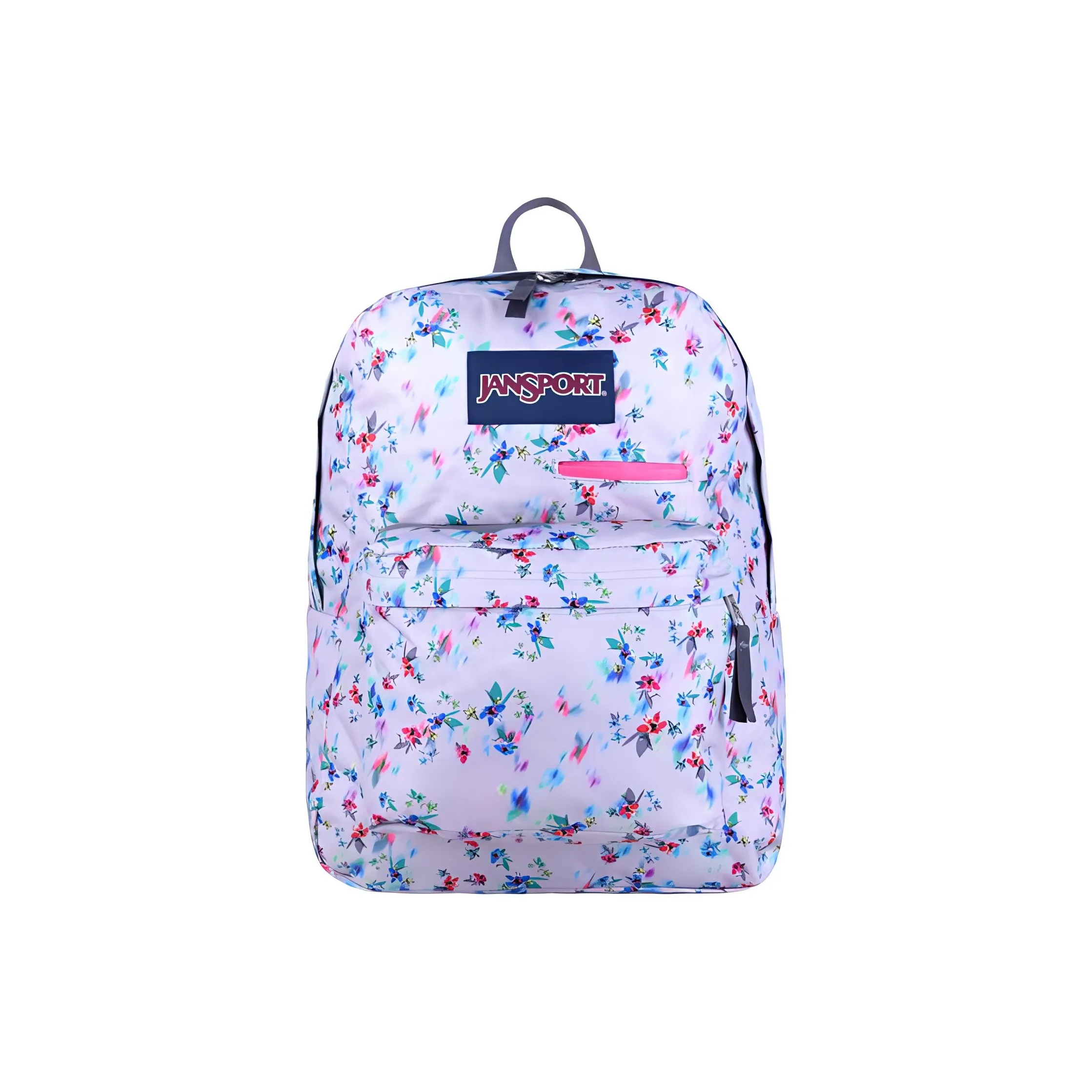 JanSport Полиэстер Рюкзак Средний Унисекс Белый и Розовый