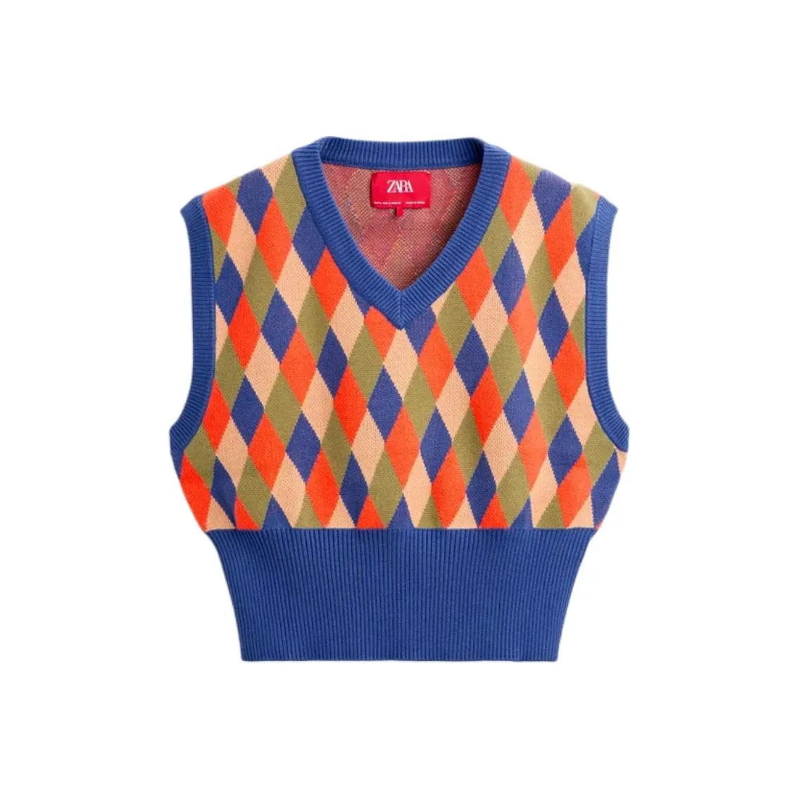 ZARA HARRY LAMBERT Co Бренд FW24 Майка Унисекс Синий