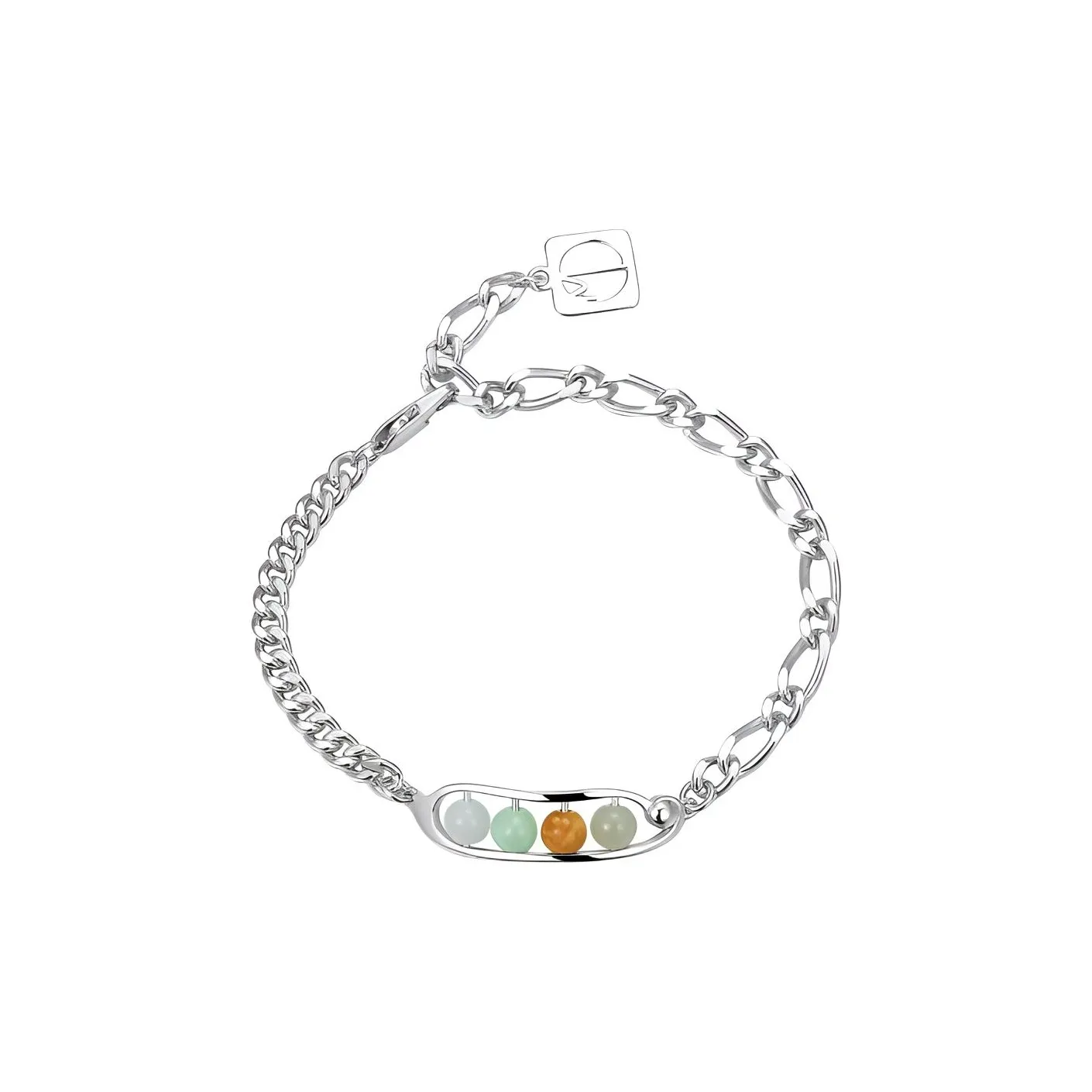 MAISON LUMIERE Смешанный материал Браслеты Серебро Унисекс