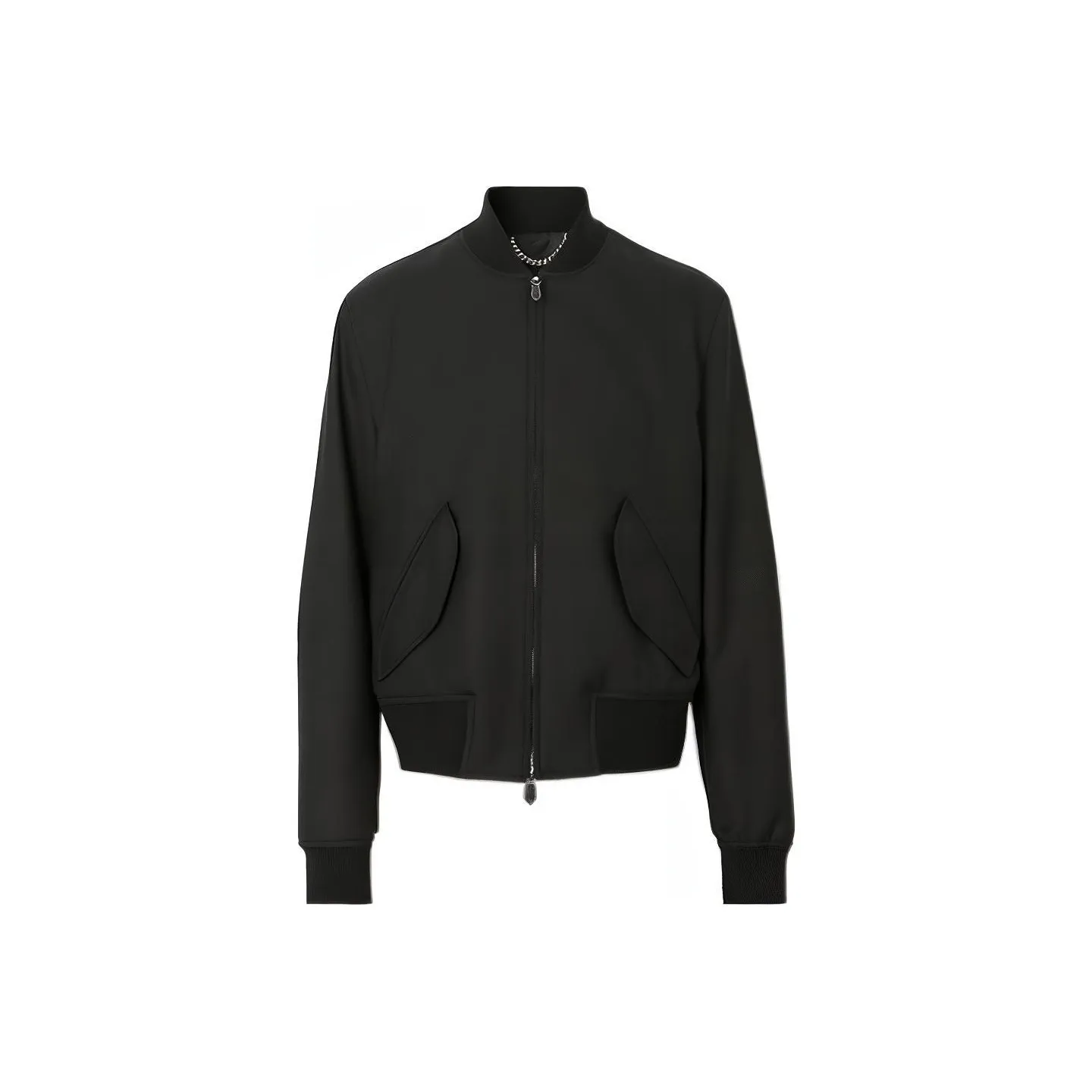 Burberry Zip Up Wool Jacket