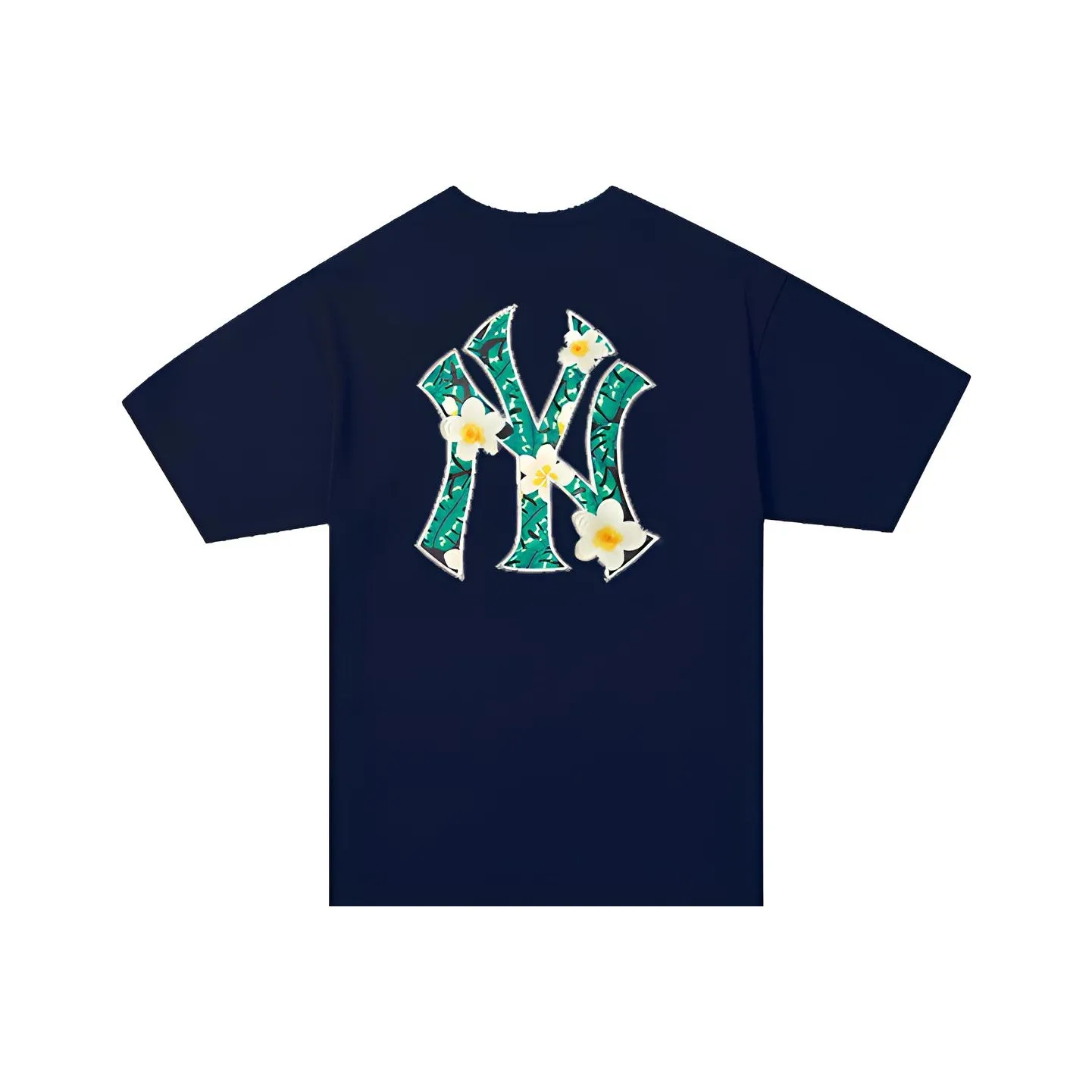 New Era Морской синий Унисекс Футболка