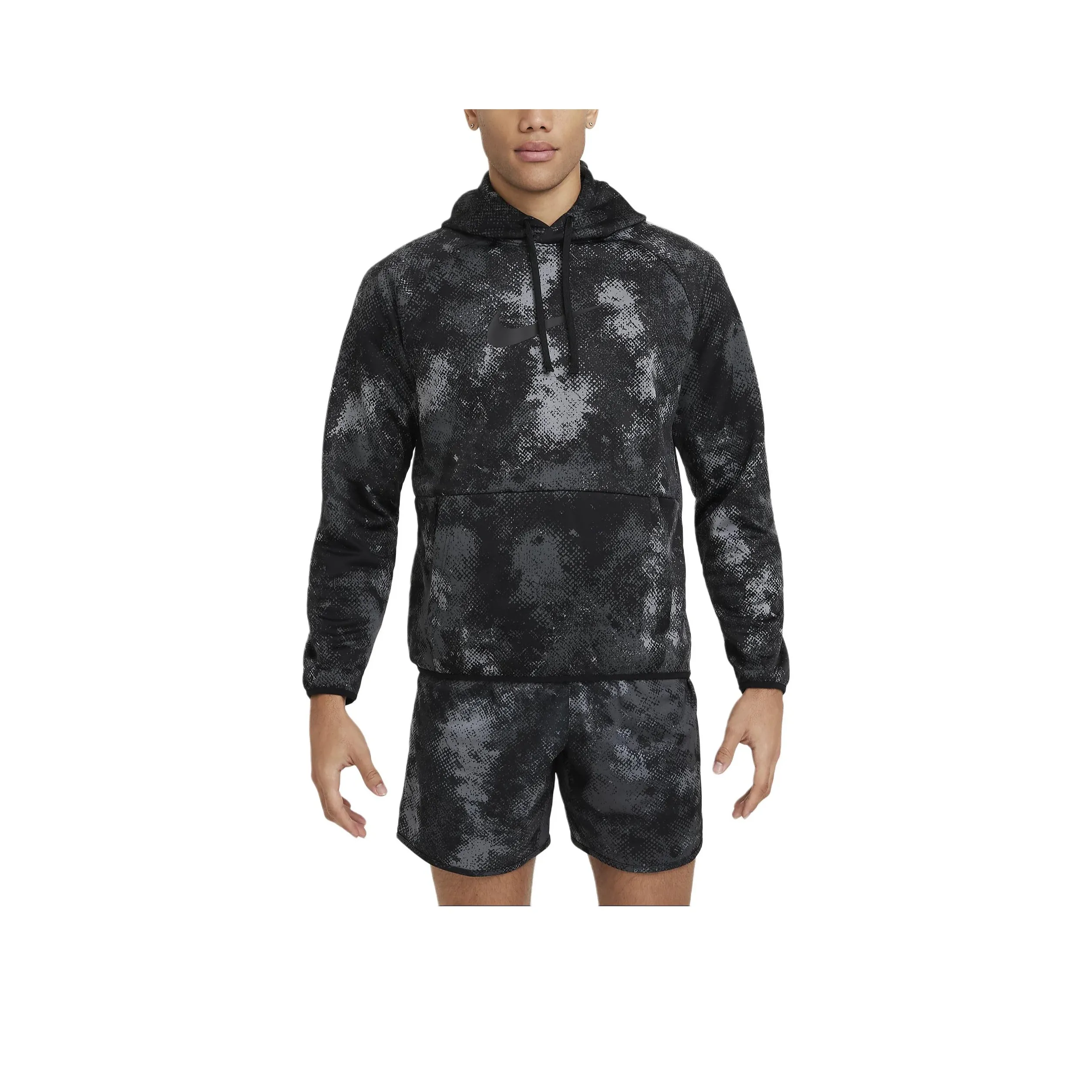 Nike Camo Men's Therma FIT Versatile Pullover Hoodie