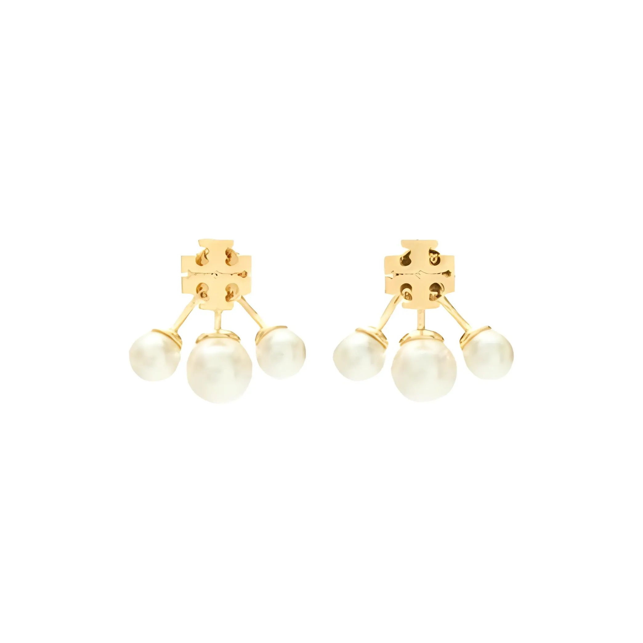 TORY BURCH Kira Pearl Front back Earrings