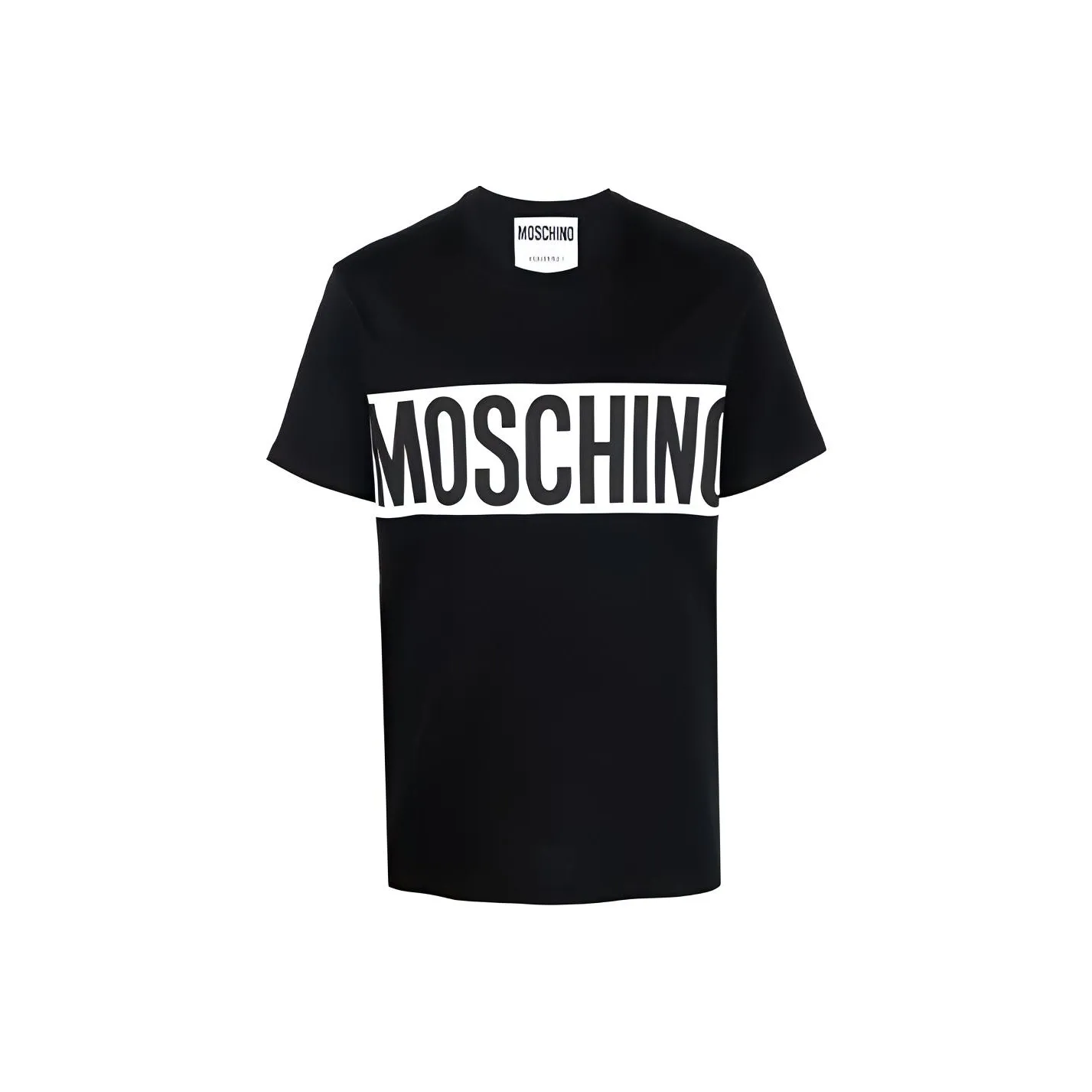 MOSCHINO Мужские черные T-рубашки