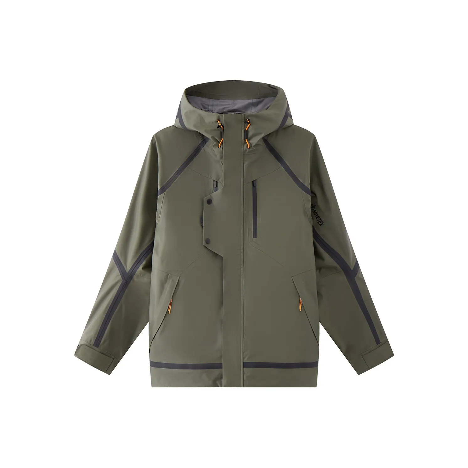 LNG Туманно-серый Зеленый Унисекс Куртки