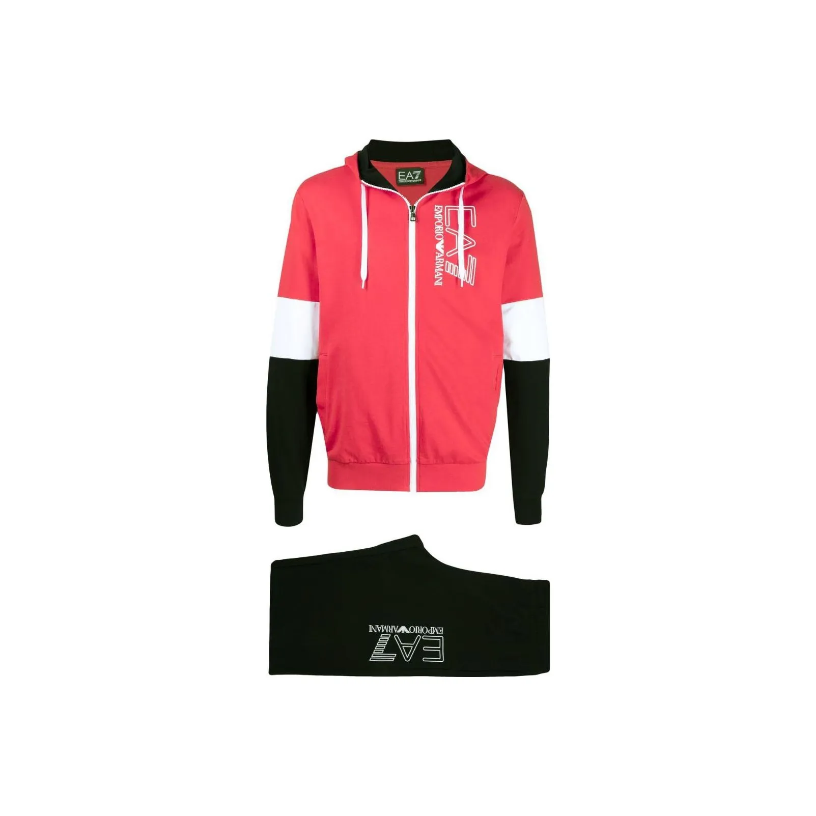 EMPORIO ARMANI EA7 SS22 Sports Suit Men's Red