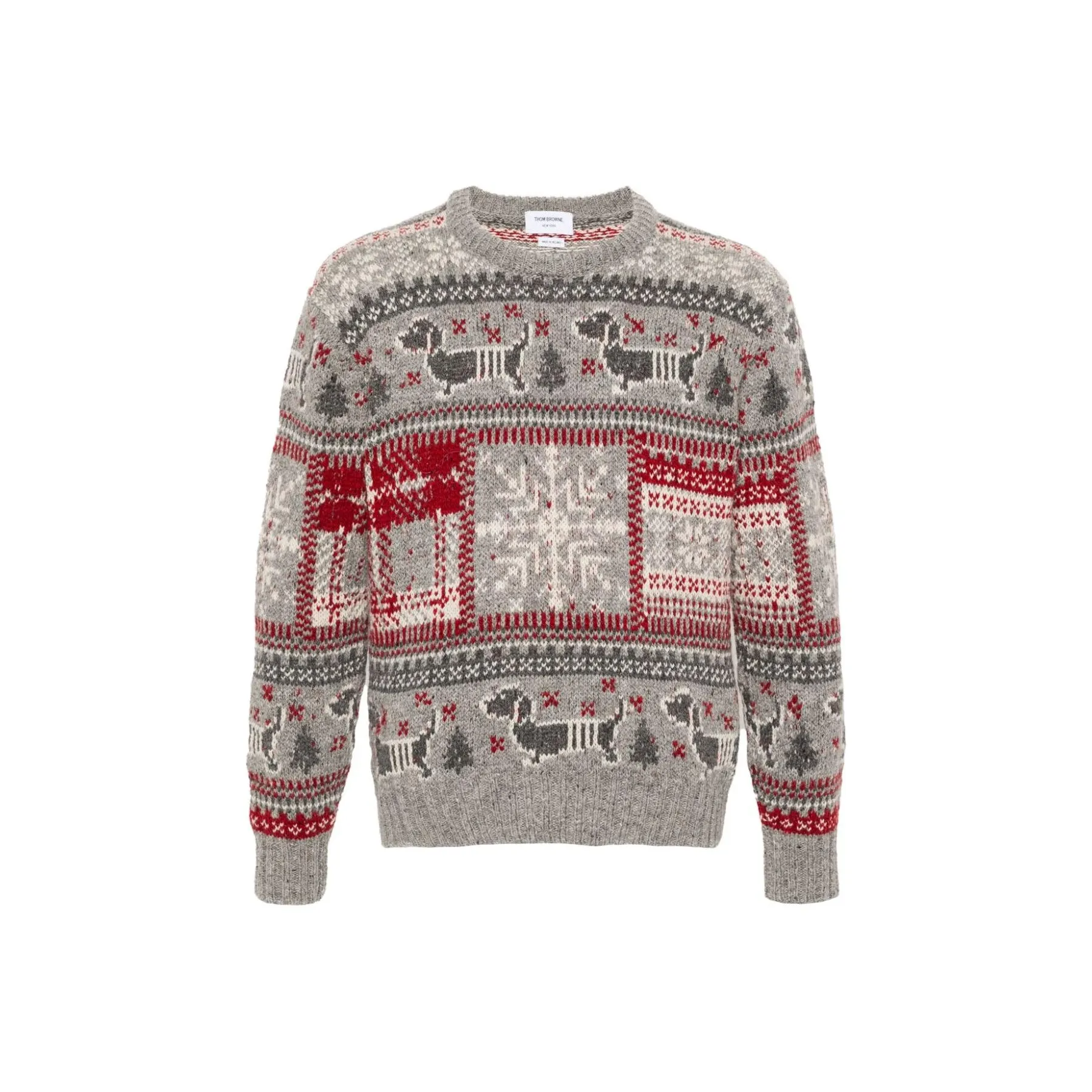 THOM BROWNE Fair Isle Intarsia Jumper