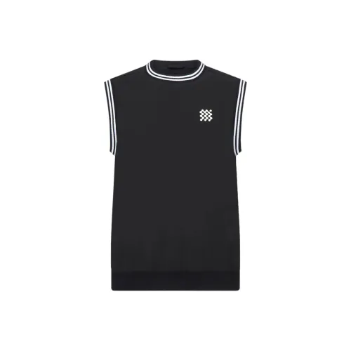 MANORS GOLF APPAREL Черные Мужские Майки