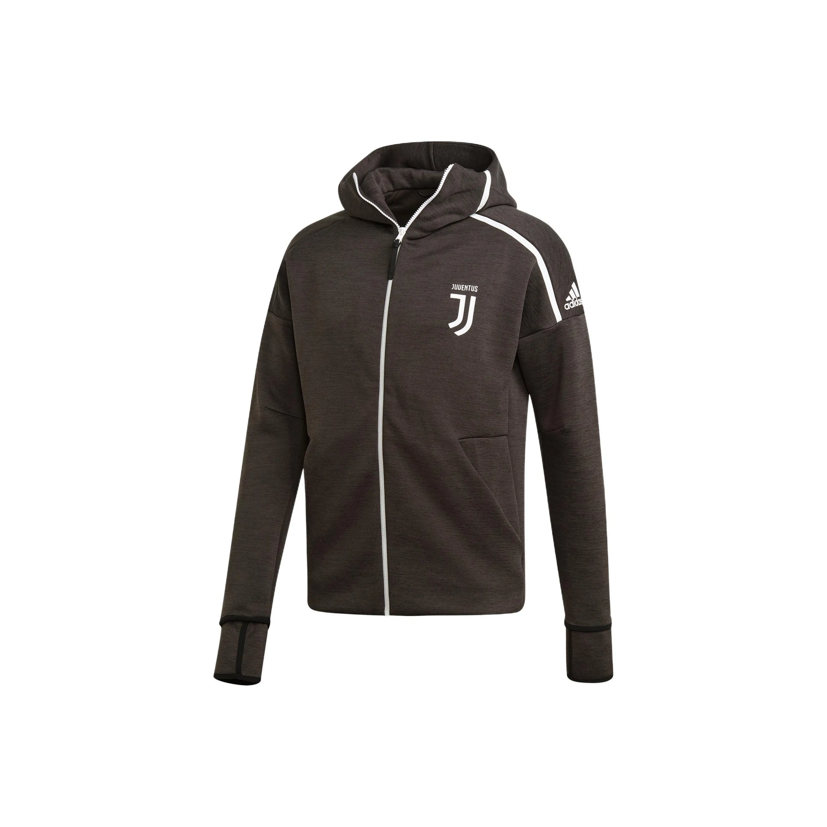 Adidas Juve ZNE HD FR Куртки и Пальто Мужской Угольный Черный