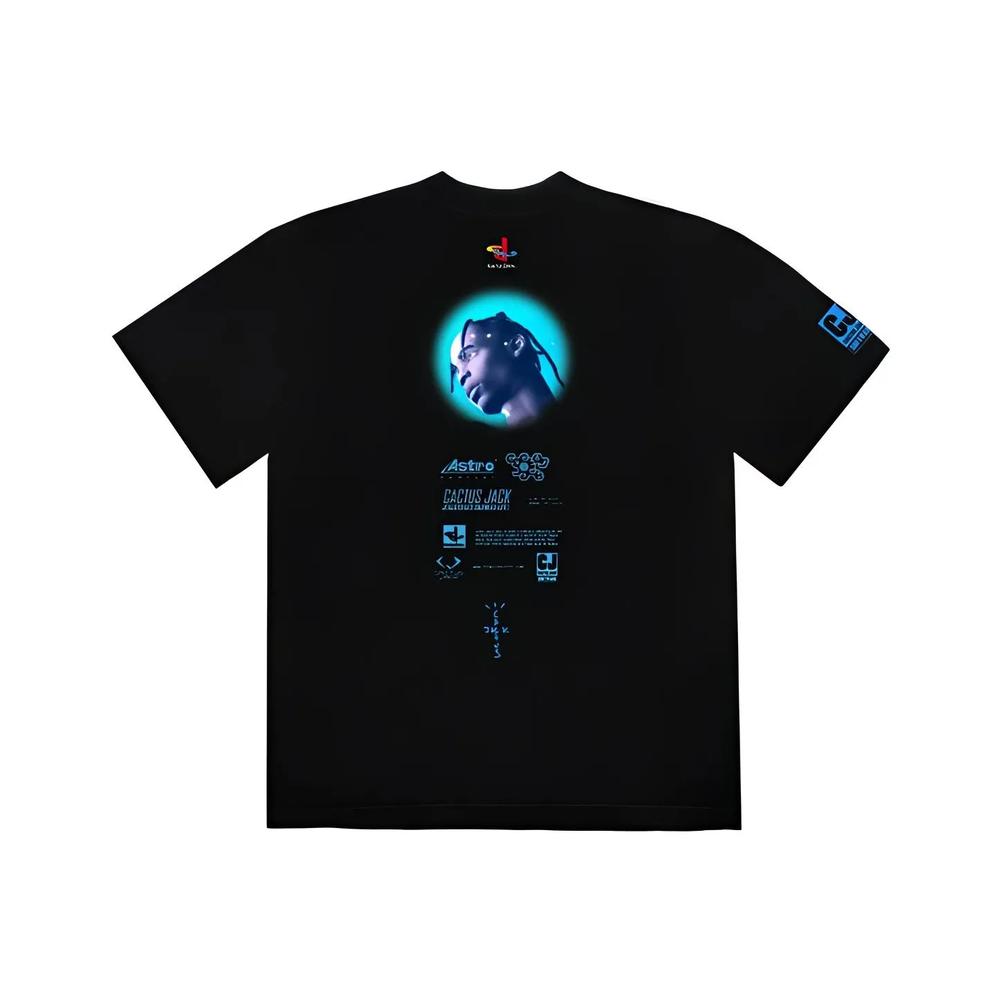 TRAVIS SCOTT Черная унисекс футболка