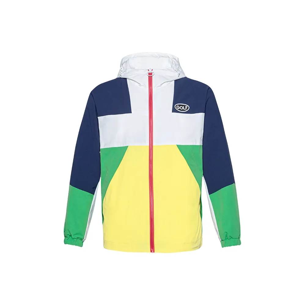 GOLF Loose Fit Jacket Unisex Yellow Green