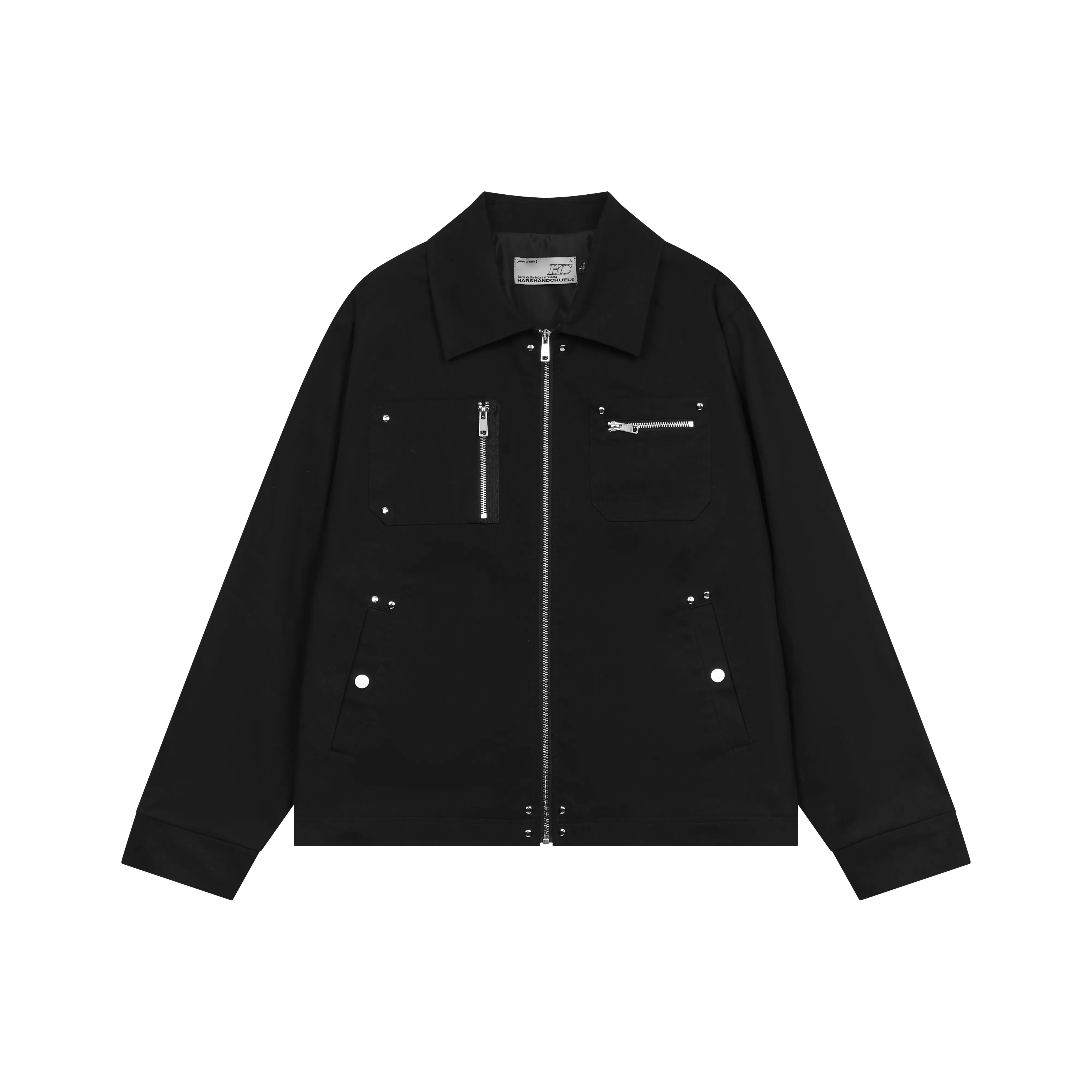 HARSH AND CRUEL Куртка Унисекс Черная