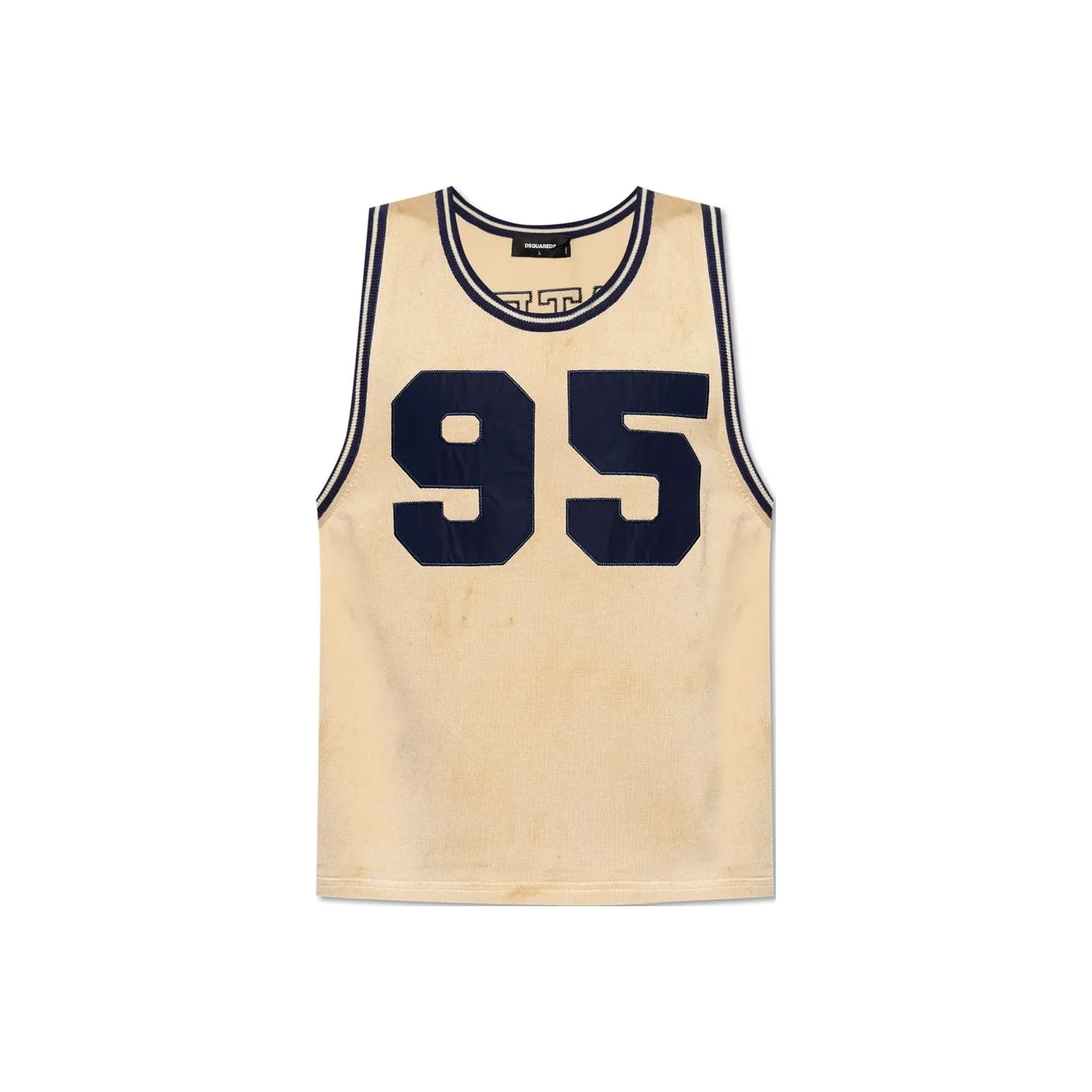 DSQUARED 2 Tank Tops Men Yellow