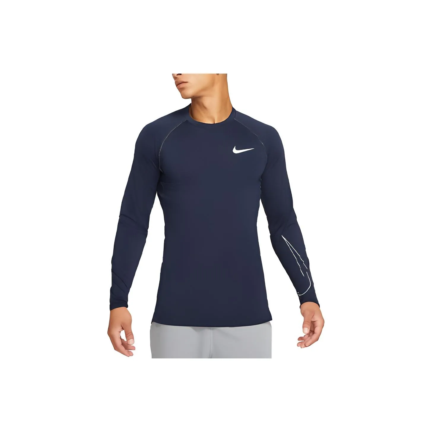 Nike T Shirts Men's Navy Blue